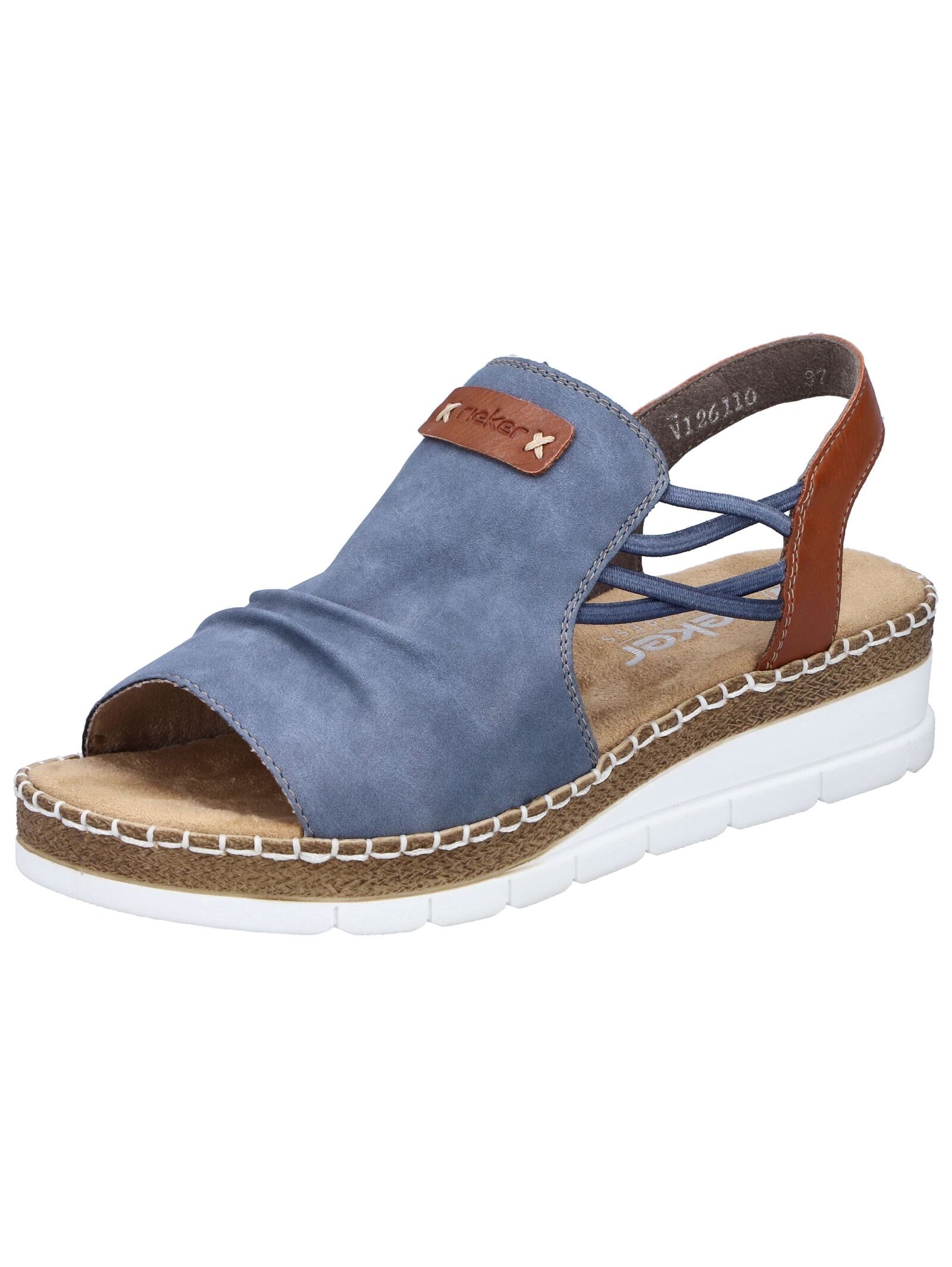 Rieker Keilsandalette "Rieker Sandalen Textil" günstig online kaufen