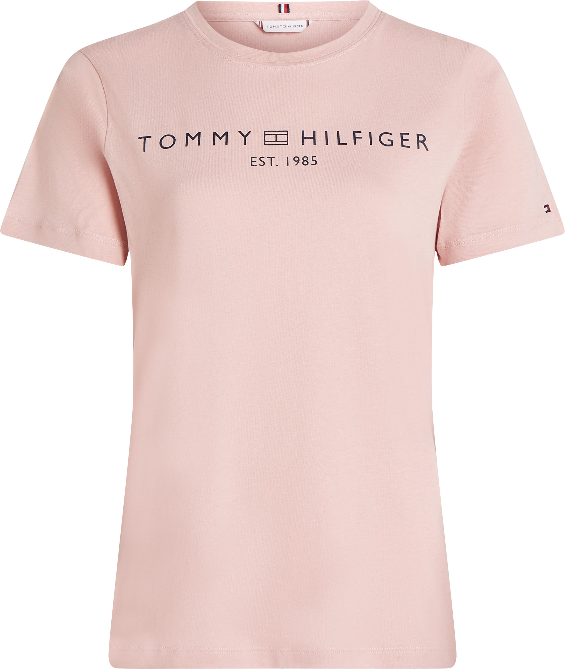 Tommy Hilfiger Curve Rundhalsshirt "CRV REG CORP LOGO C-NK SS", in größeren günstig online kaufen