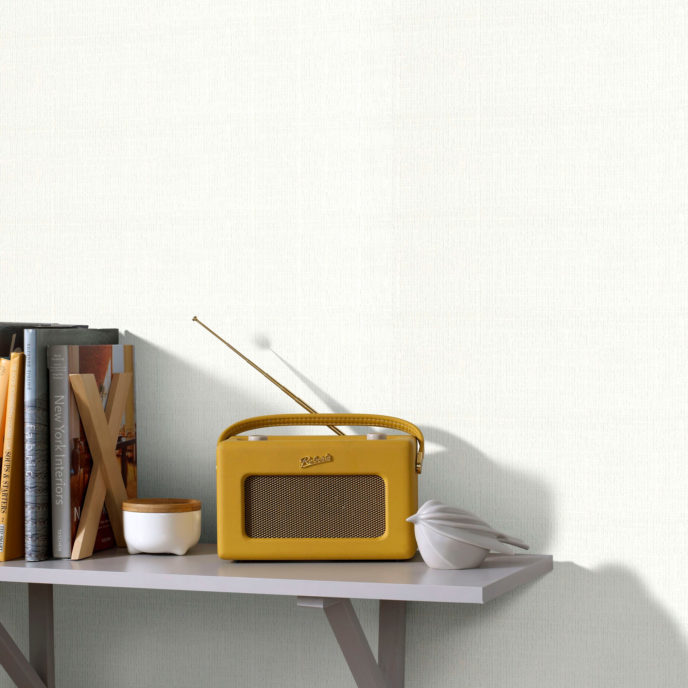 Superfresco Easy Vliestapete »Superfresco Easy Vliestapete 10mx1,04m« unifarben mit Farbeinsätzen Superfresco Easy Vliestapete Weiss 10mx1,04m