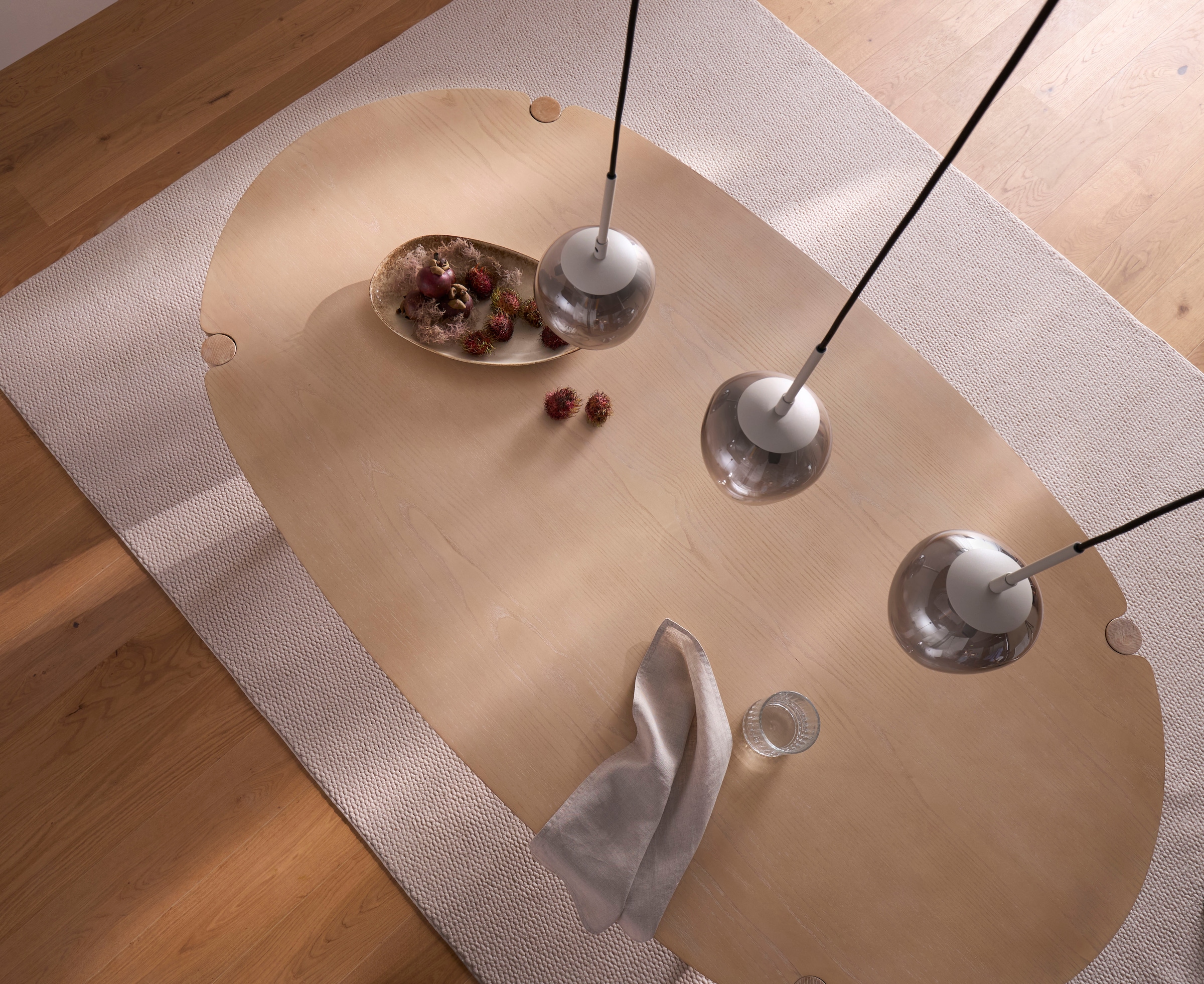 s.Oliver Pendelleuchte »ANJELLA, Hängelampe exkl 3x E14 max 10W, in warm grey + smoke Glas« E14 1 Stk. warmweiß - kaltweiß mit mundgeblasenen Glas Lampenschirmen in rauchgrau, 150 x 60 x 8,5 cm