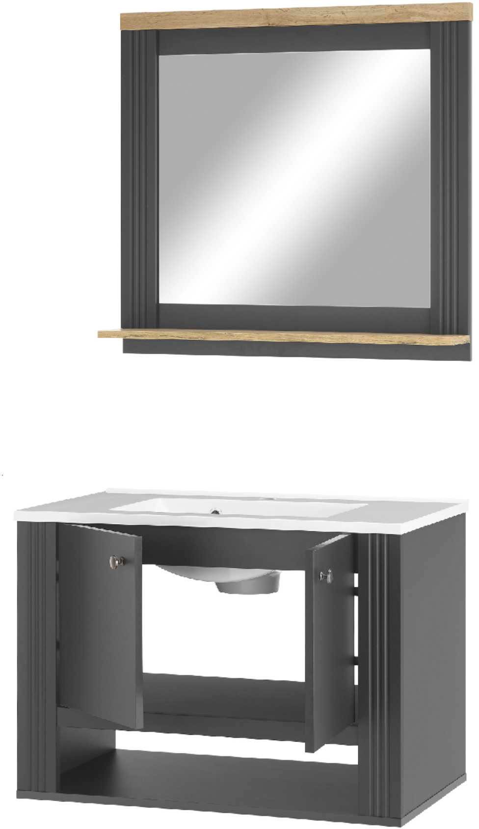 Thumbnail - OTTO home Badmöbel-Set "WESTMINSTER, Bad im Landhausstil, 2-teiliges Badezimmer" 2 Stk. tlg.