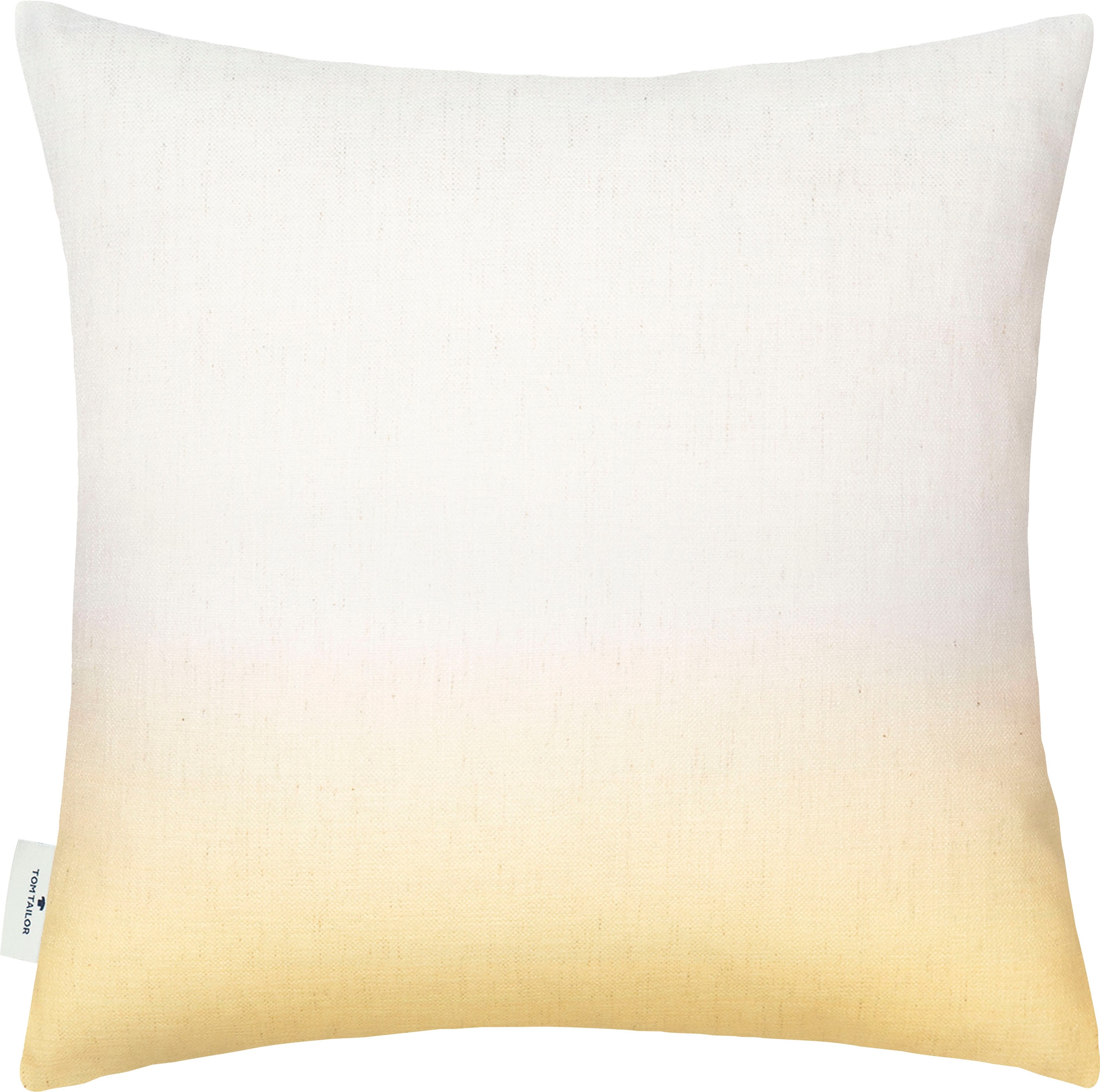 TOM TAILOR HOME Dekokissen »Gradient Signature«, Farbverlauf, Markenlogo, Kissenhülle ohne Füllung, 1 Stück