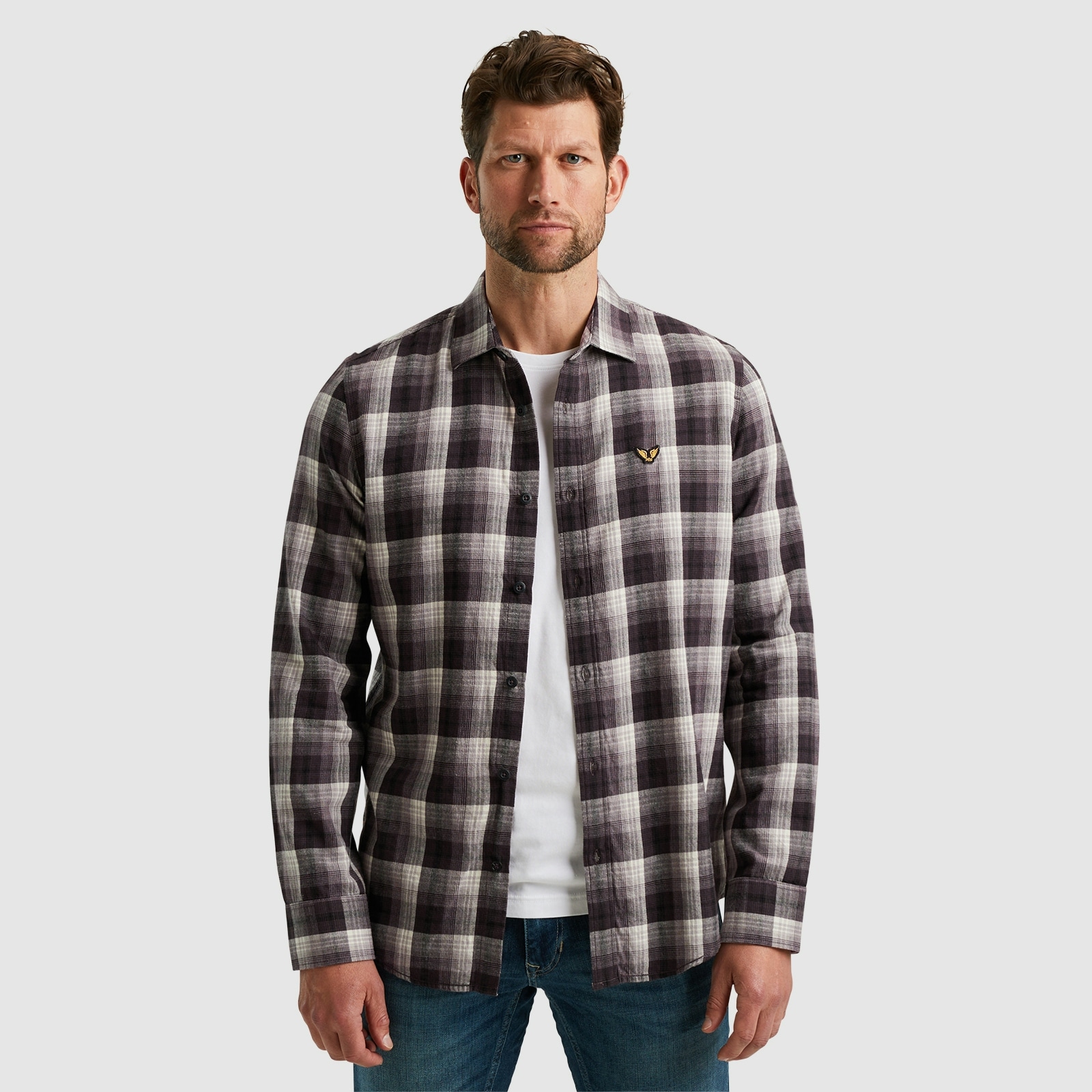 Karohemd »Long Sleeve Shirt Twill Yarndyed Check«, mit Karomuster