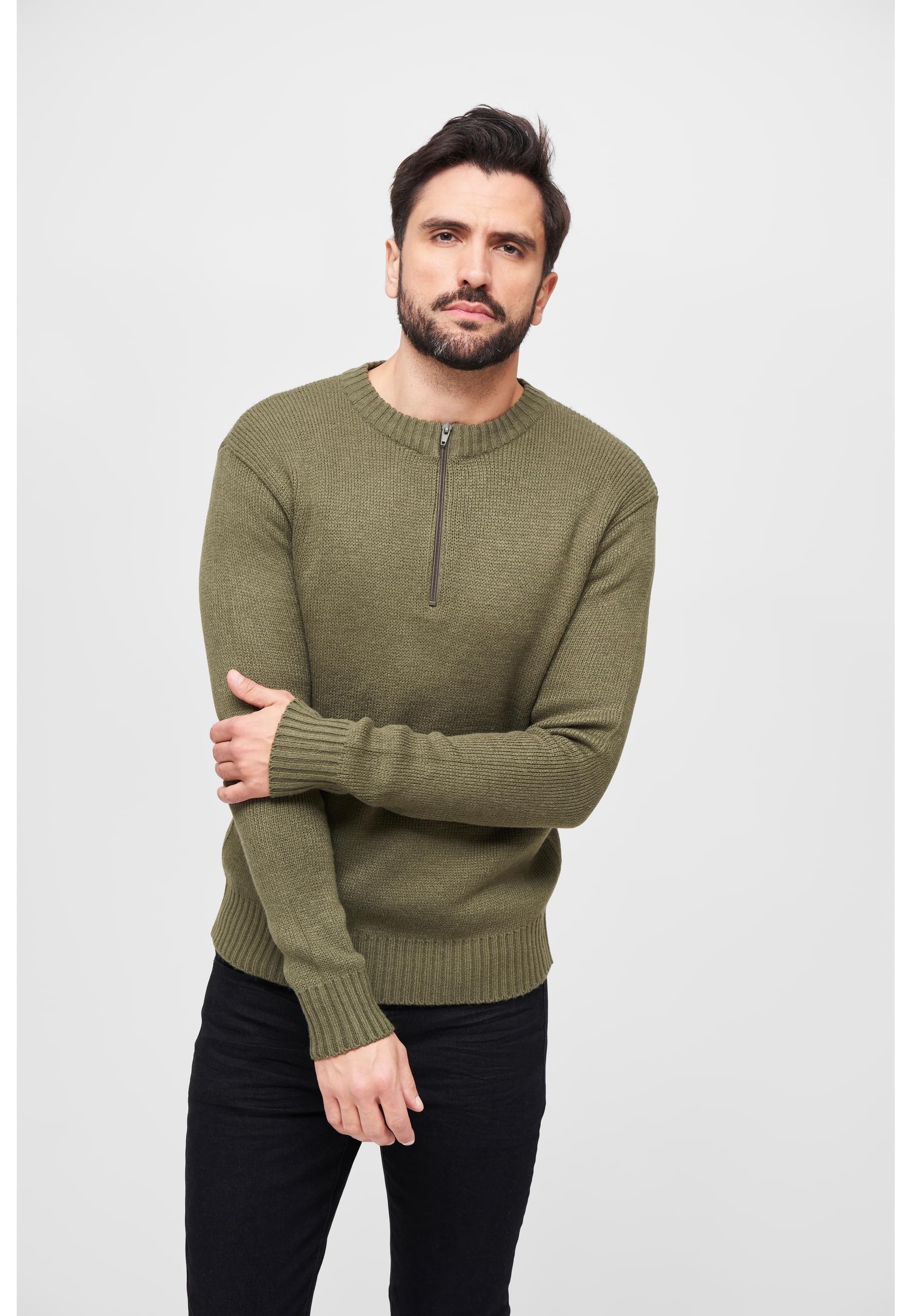 Brandit Rundhalspullover »Brandit Herren Armee Pullover«, (1 tlg.)