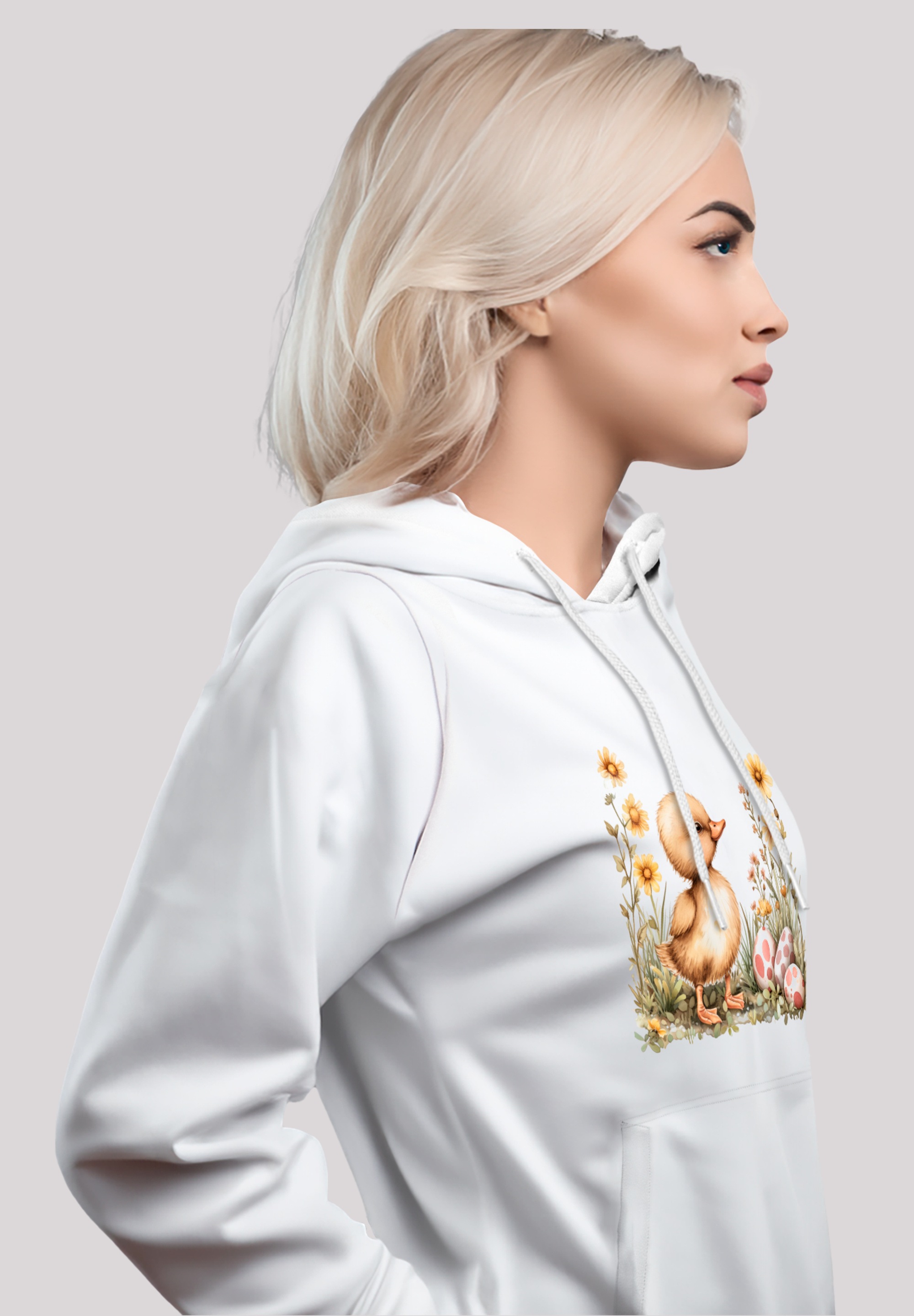 F4NT4STIC Kapuzenpullover »Niedliche Enten Ostereier«, Premium Qualität