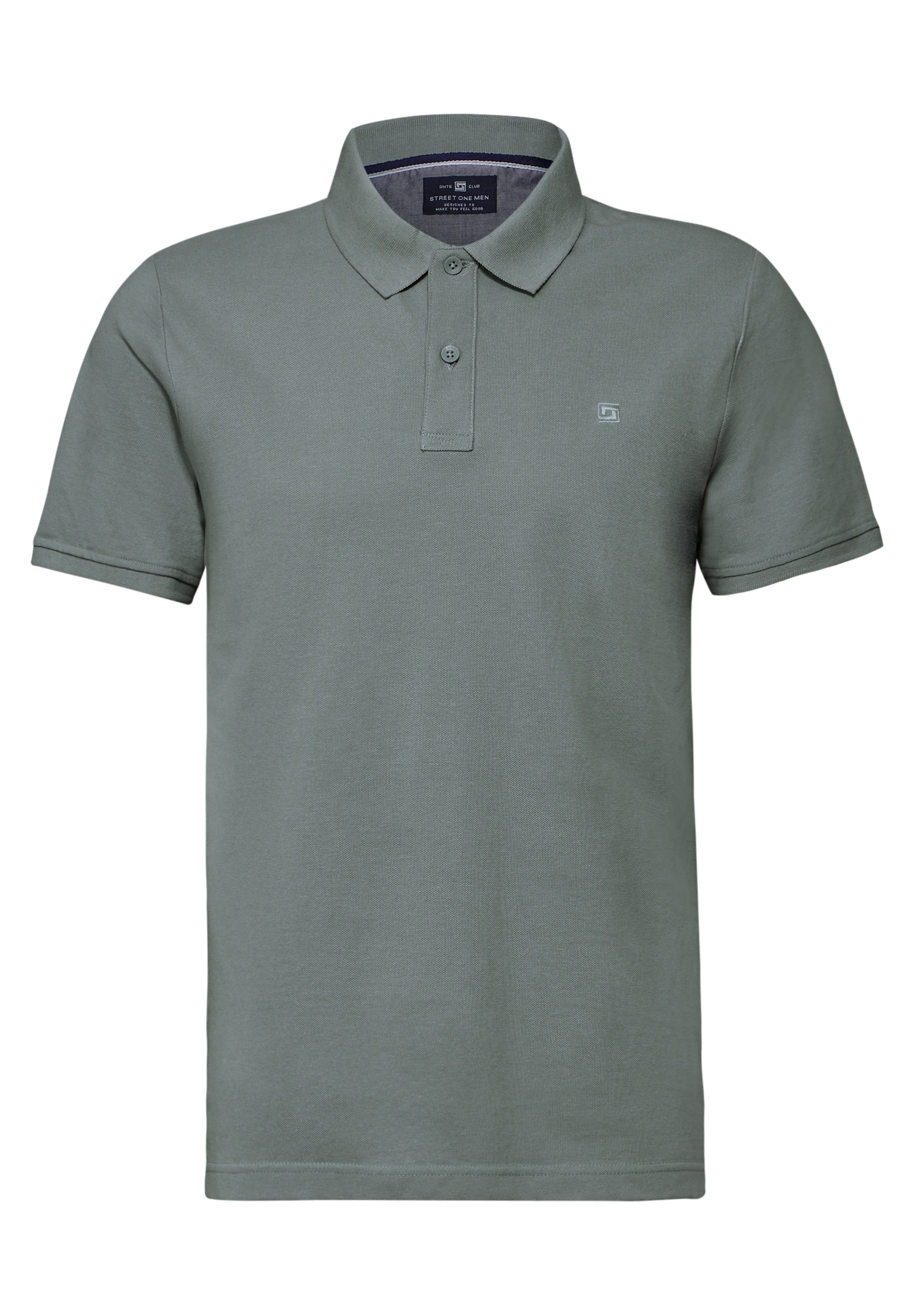 STREET ONE MEN Poloshirt, aus reiner Baumwolle