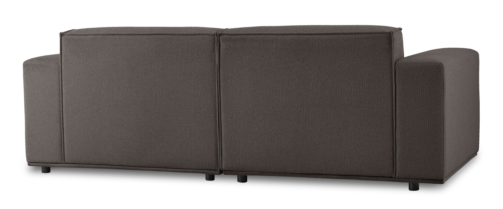 Home affaire 3-Sitzer »Avelin, 228 cm, Chenille, Struktur-Boucle«, mit Wellenunterfederung, Kedernaht, bodentief, Skandi-Design