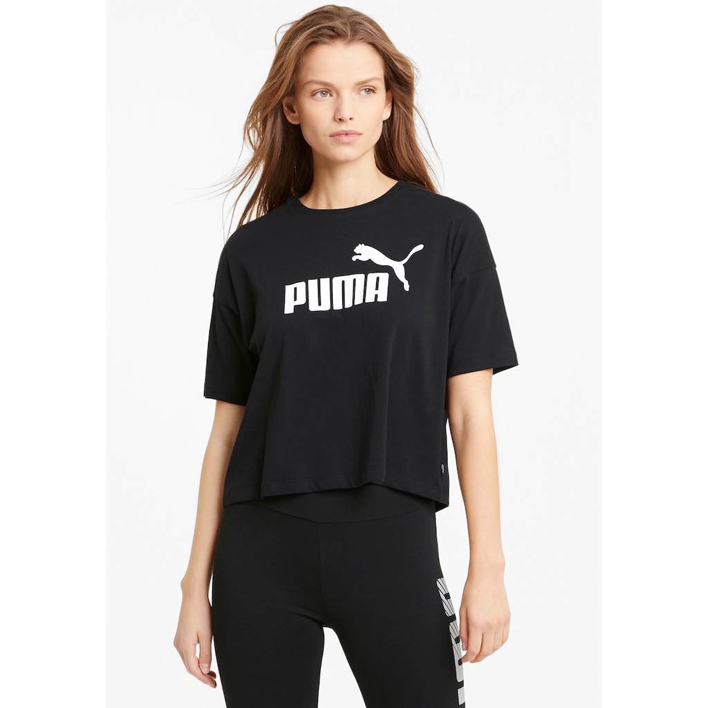 PUMA Crop-Top »ESS CROPPED LOGO TEE«