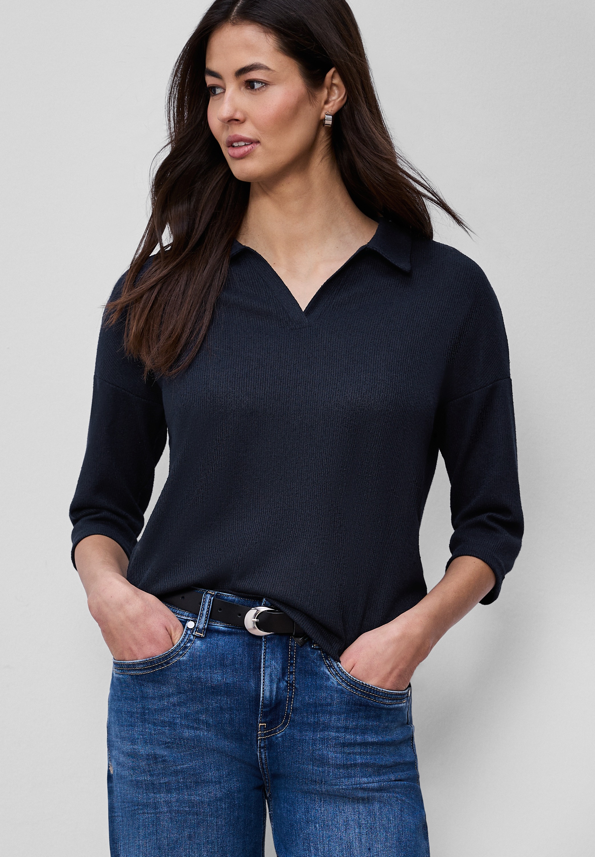 STREET ONE 3/4-Arm-Shirt mit 3/4 Ärmeln günstig online kaufen