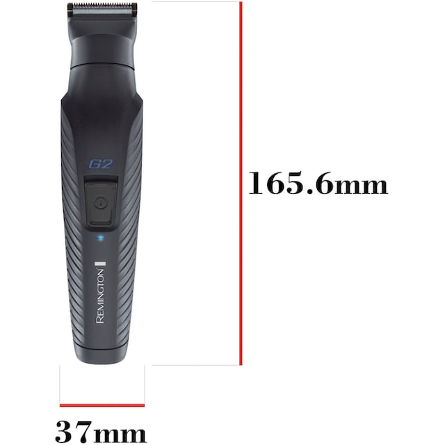 Remington Haar- und Bartschneider »Graphite Series PG 2000«, 5 Aufsätze,  Multigroomer mit 2 Aufsteckköpfen per Raten | BAUR