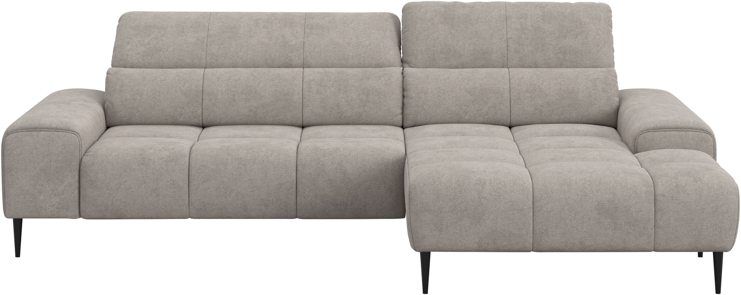 COTTA Ecksofa »Theo L-Form, B: 290 cm« mit Kopfteilverstellung, optional Sitztiefenverstellung