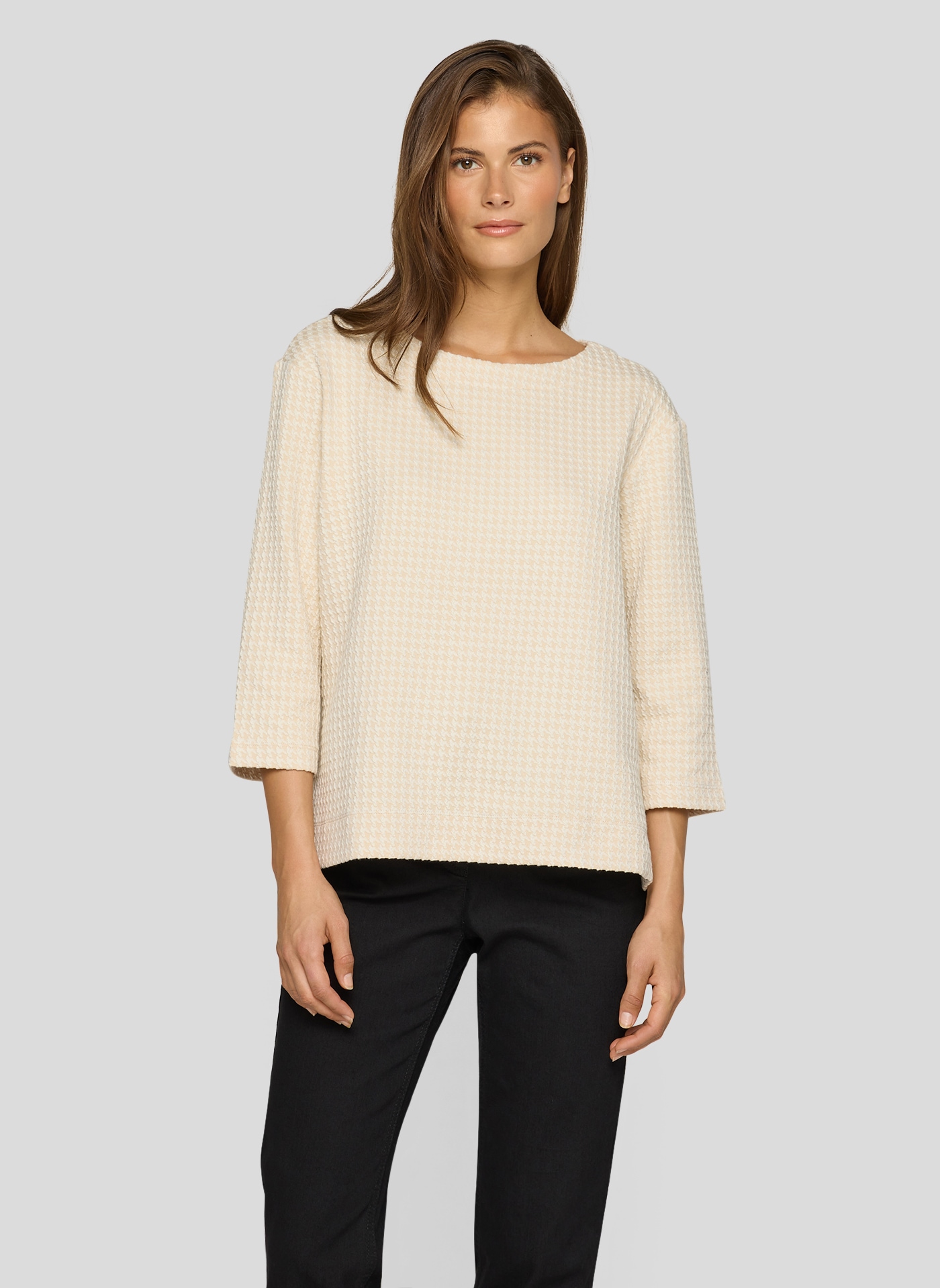 Rabe 3/4-Arm-Shirt mit grafischem Muster günstig online kaufen