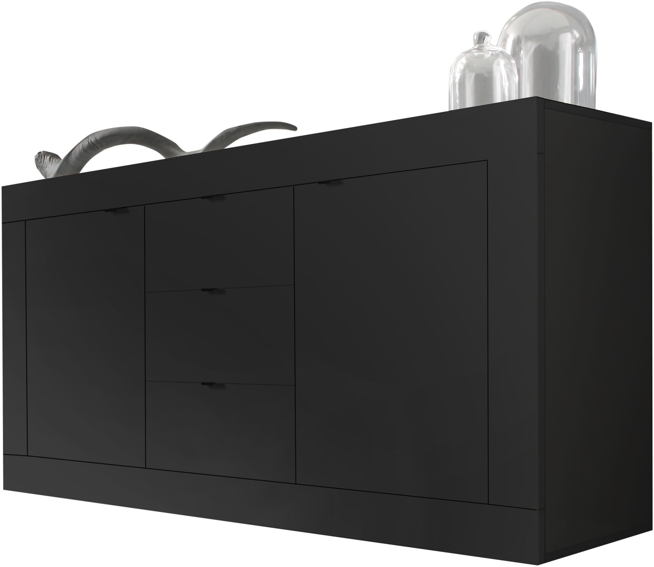 INOSIGN Sideboard »Basic«, Breite 160 cm, 2 Türen 3 Schubkästen