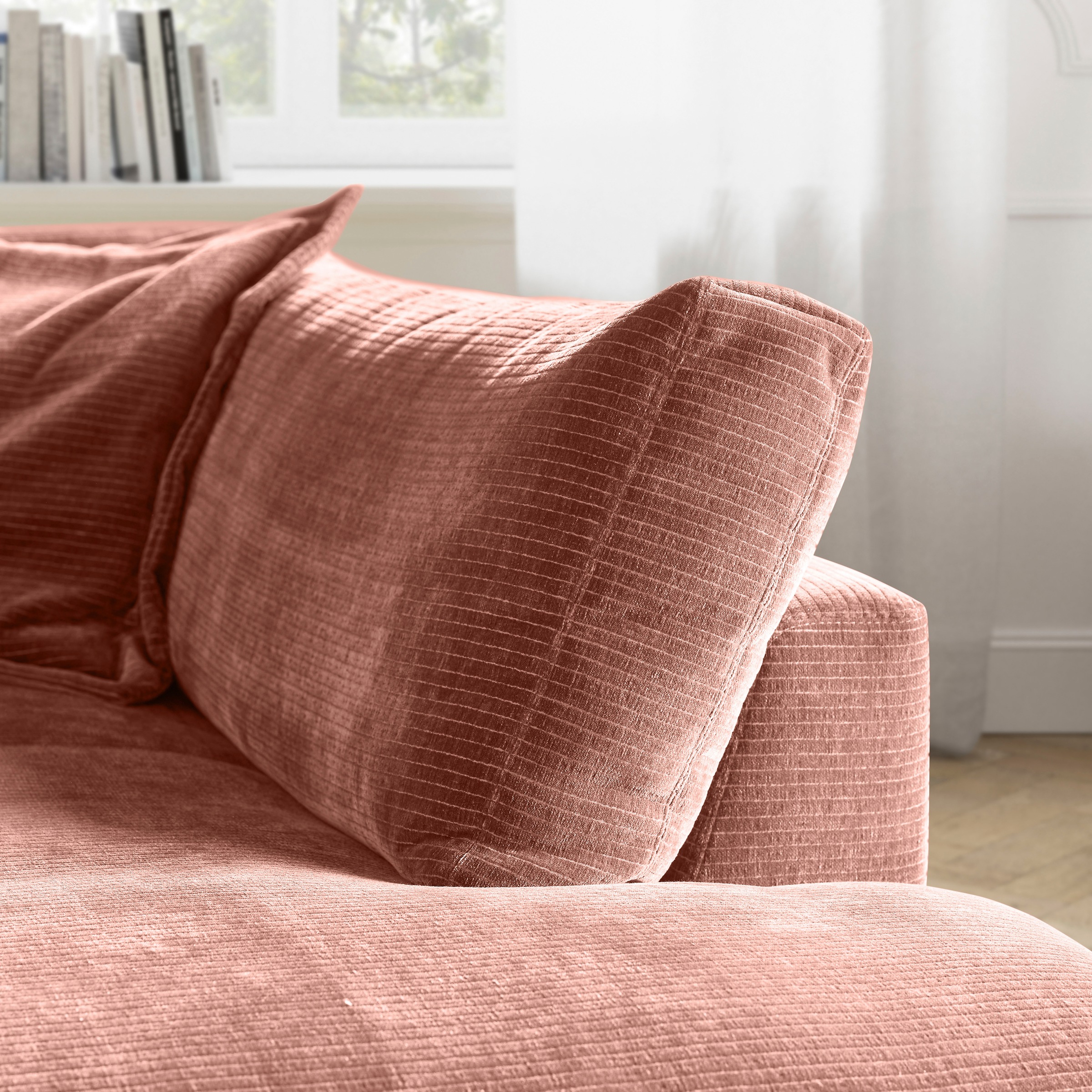 Musterring Ecksofa »Lucia«, mit großem Longchair, verschiedene Farben, B304 x T224 cm