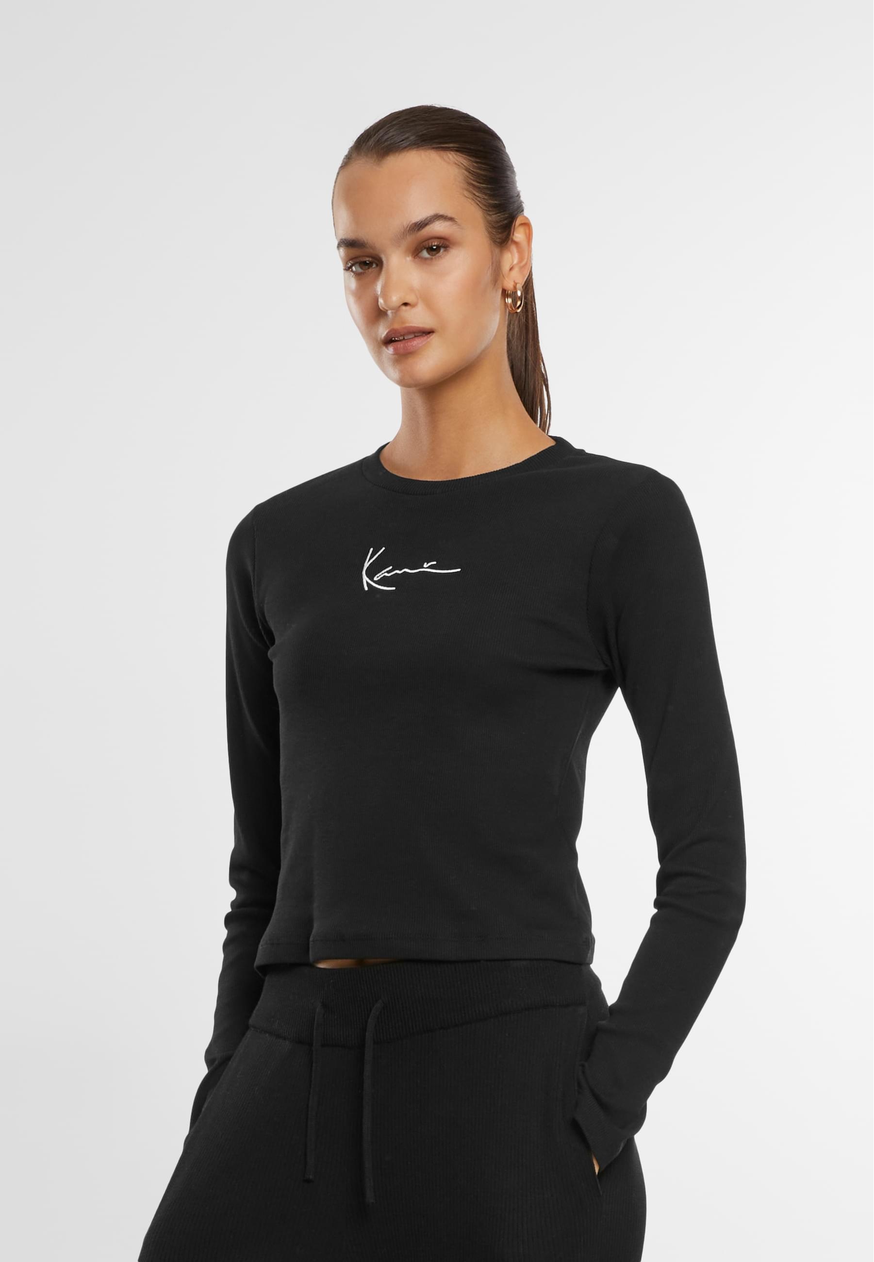 Karl Kani Longsleeve »Karl Kani Karl Kani Small Signature Short Rib LS«, (1 tlg.)