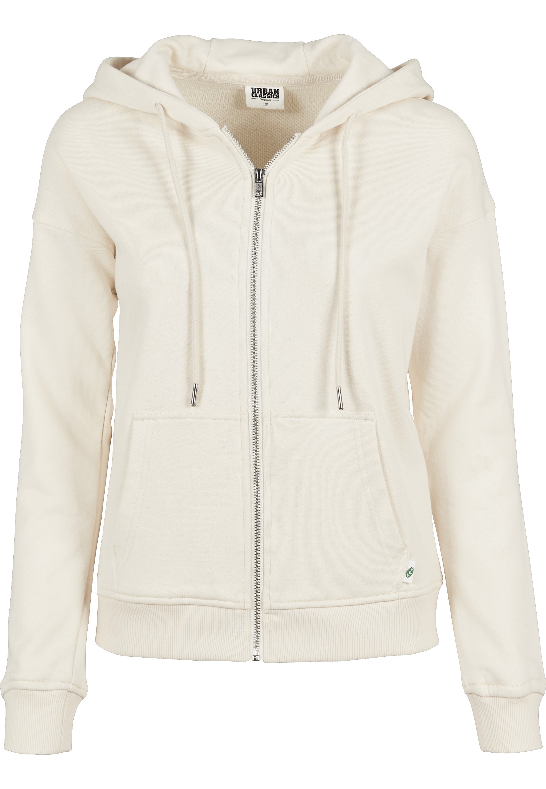 URBAN CLASSICS Sweatjacke "Urban Classics Damen Ladies Organic Terry Zip Ho günstig online kaufen
