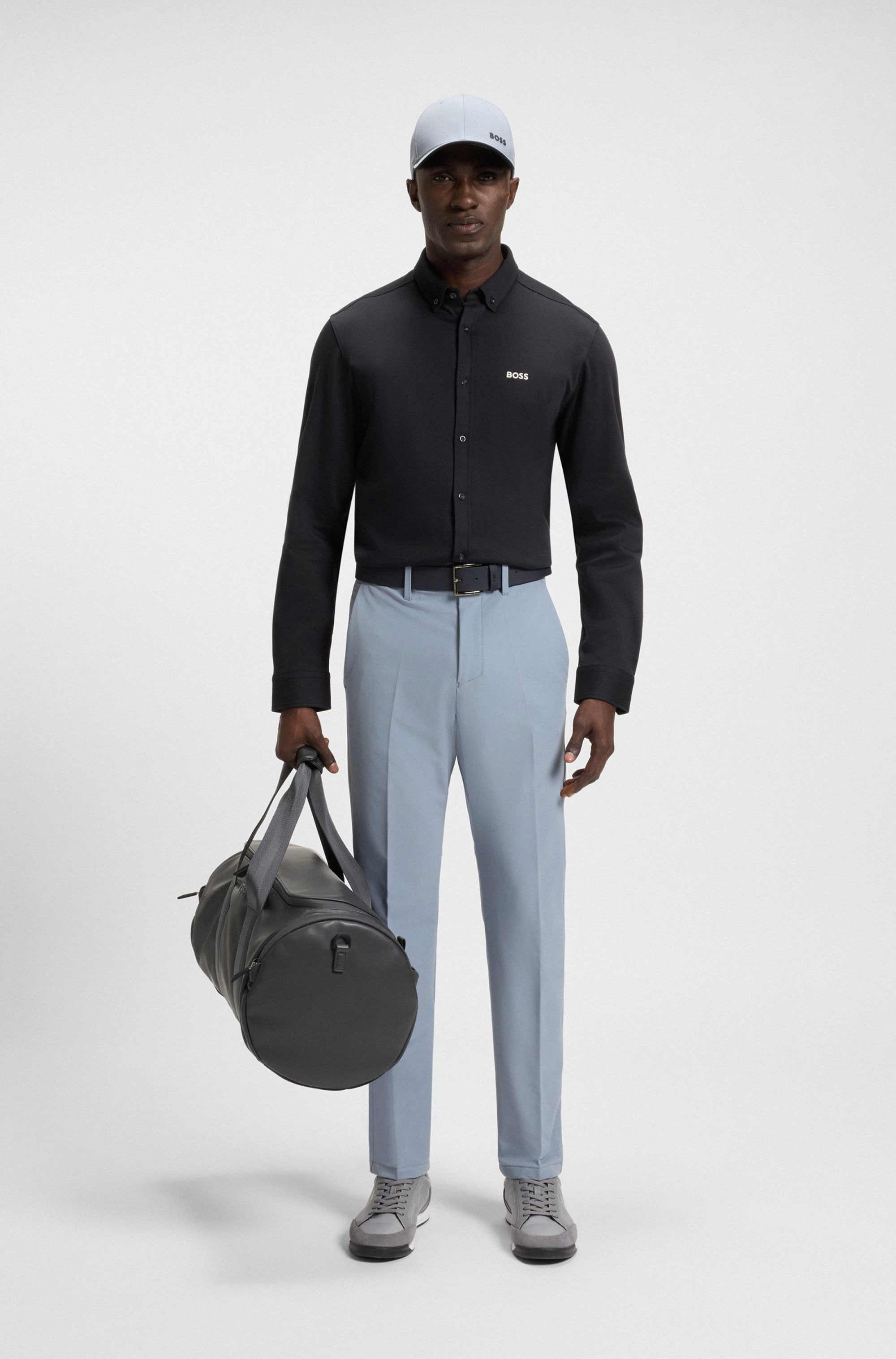 BOSS GREEN Langarmhemd »B Motion L«, softe Baumwolle, Vier-Wege-Stretch, knitterfrei