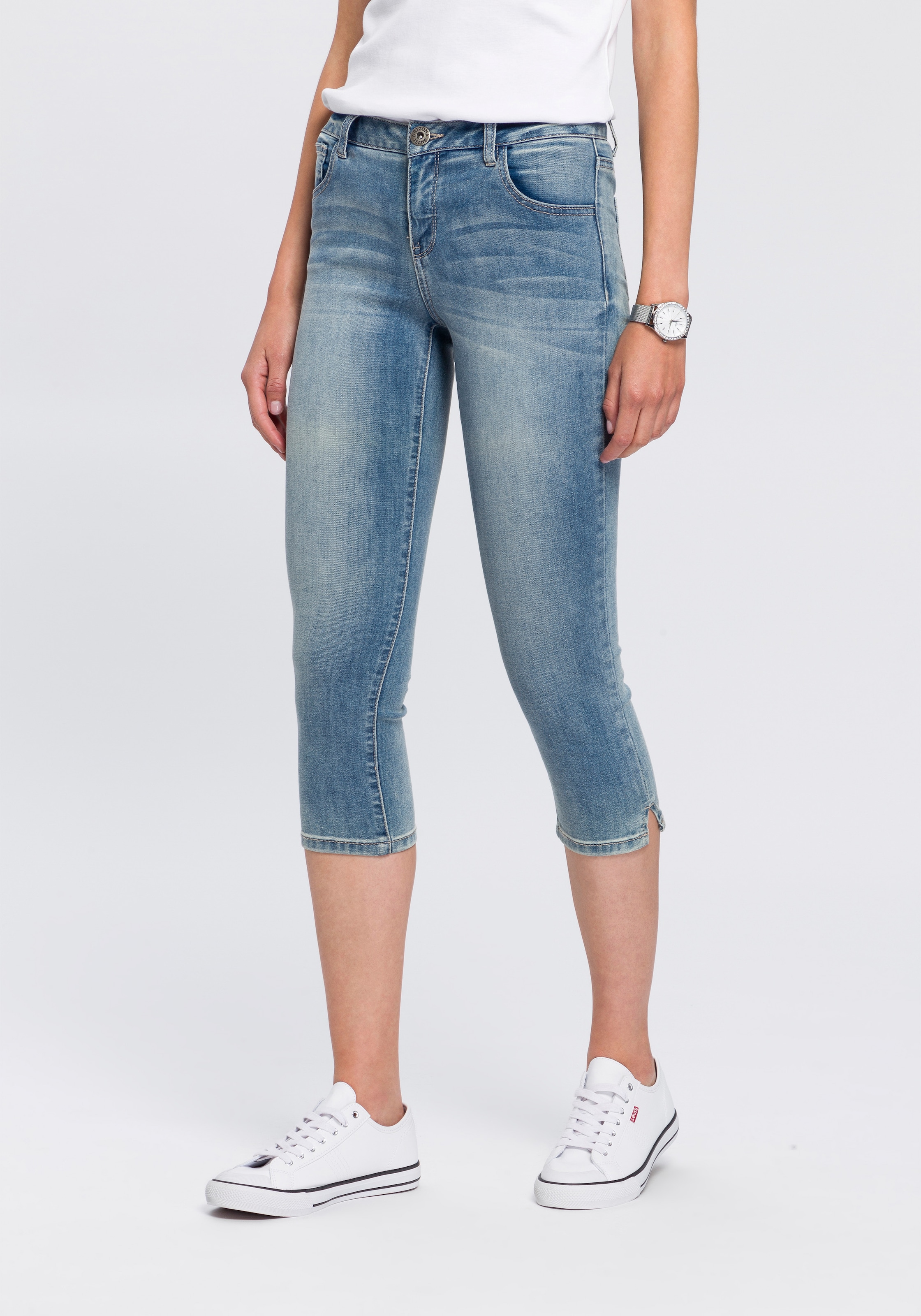 Arizona Caprijeans »Ultra-Stretch«, Mid-Waist