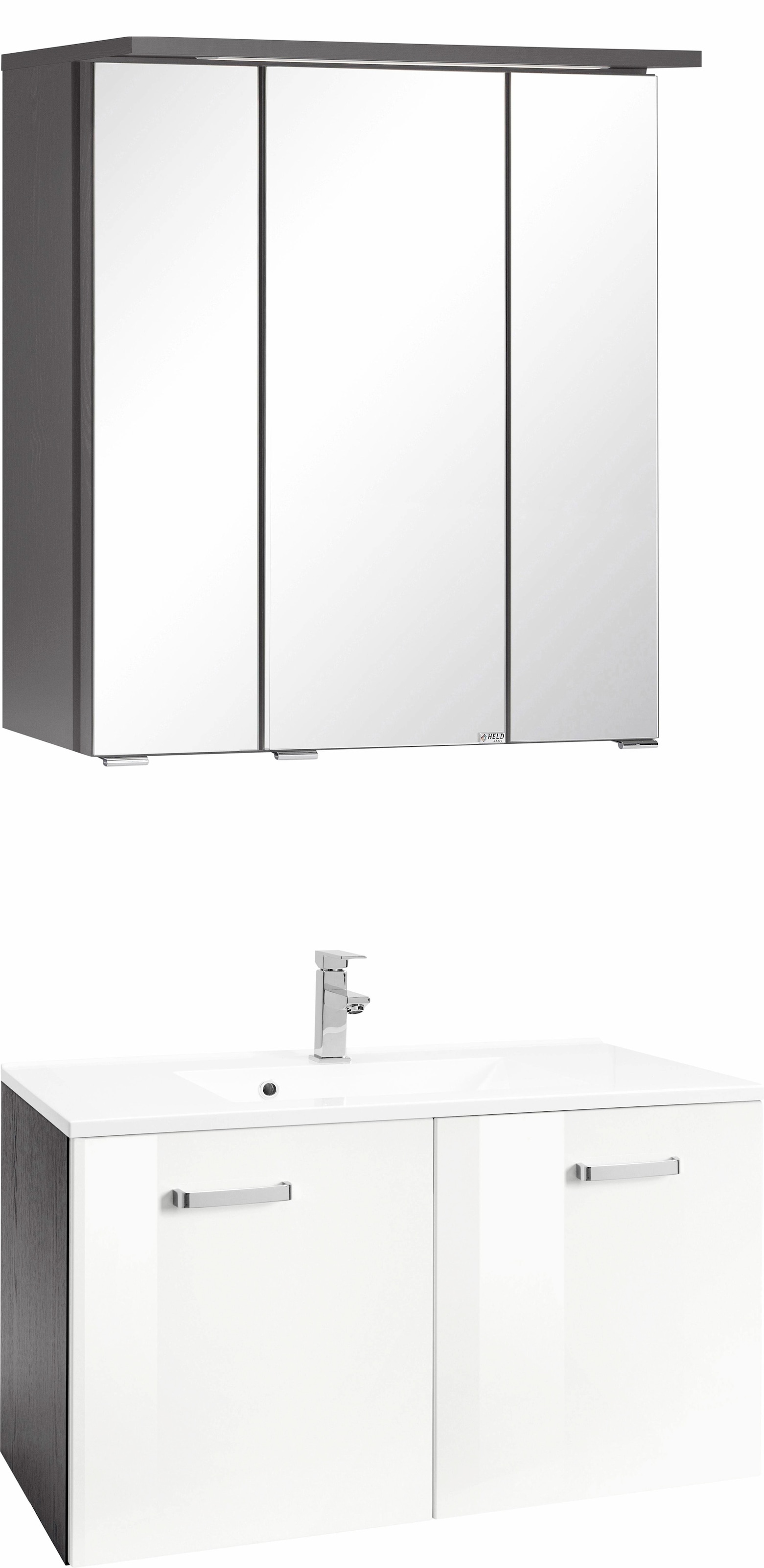 welltime Badmöbel-Set "Ravenna" 2 Stk. tlg. Breite 70 cm, inklusive Bad-Spi günstig online kaufen