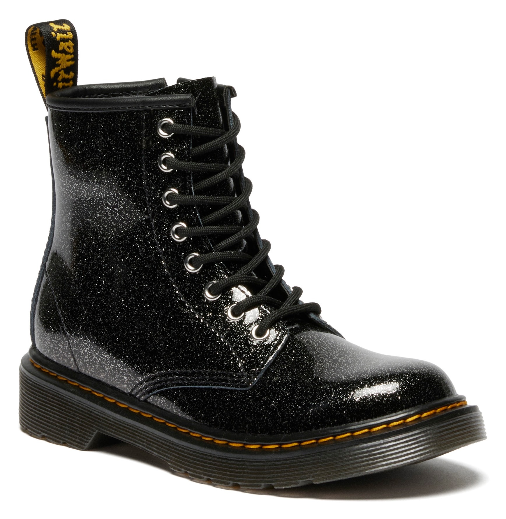 DR. MARTENS Schnürstiefel »8 Eye Boot ROMARIO«, Kinderschuh, Freizeitstiefel mit zusätzlichem Innenreißverschluss