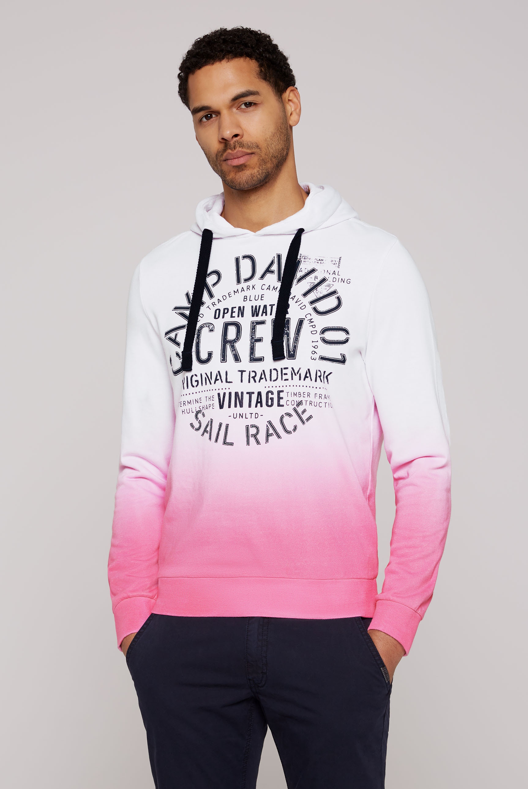 CAMP DAVID Kapuzensweatshirt, mit Farbverlauf