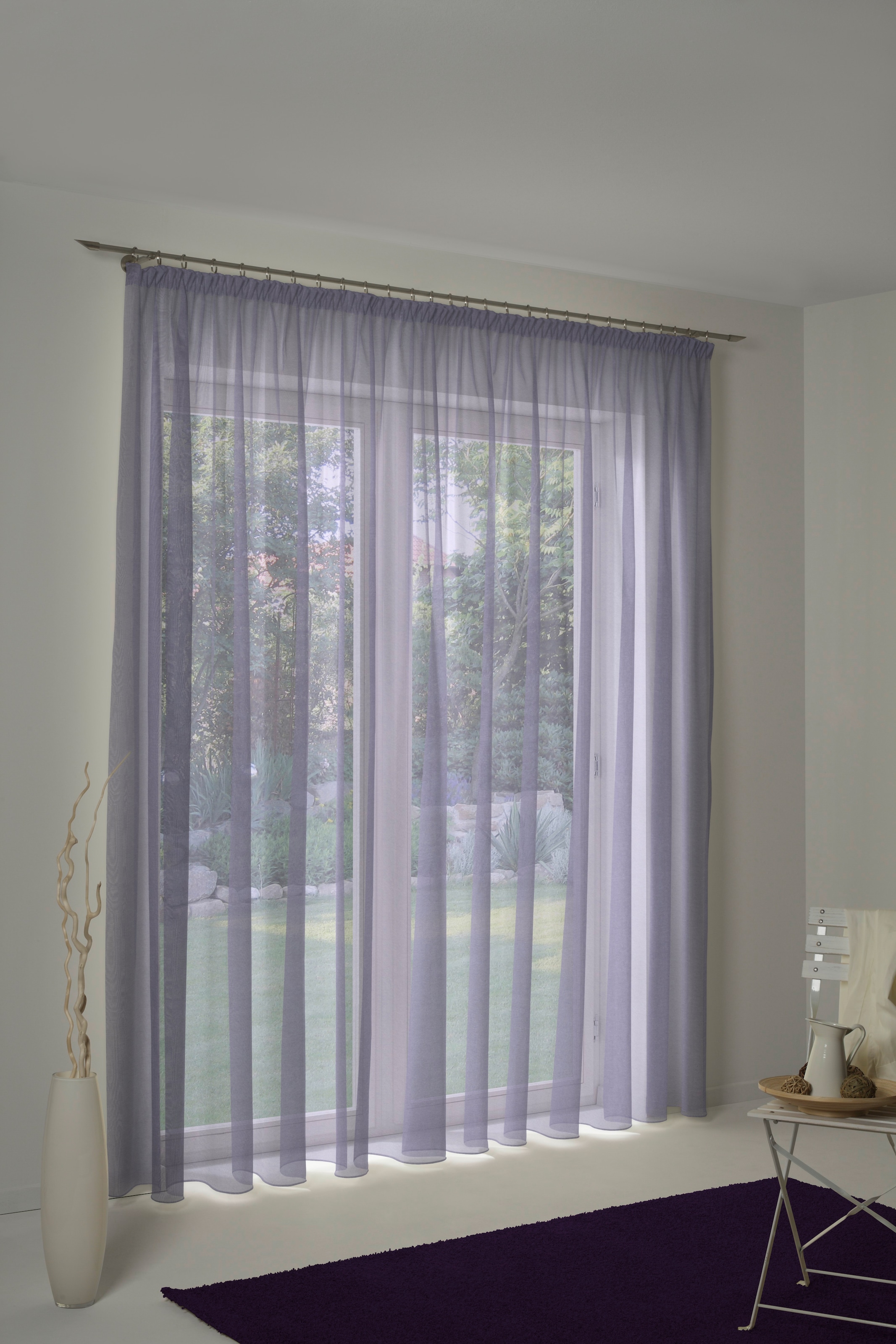 Wirth Vorhang "LORCA" Kräuselband 1 Stk. tlg. günstig online kaufen