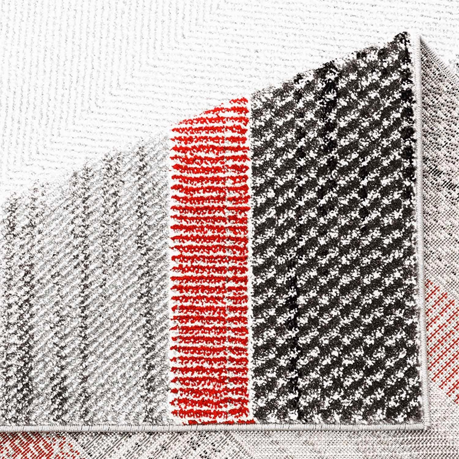 Carpet City Teppich »Moda 1142« rechteckig 11 mm Höhe Läufer, Kurzflor, Wohnzimmer