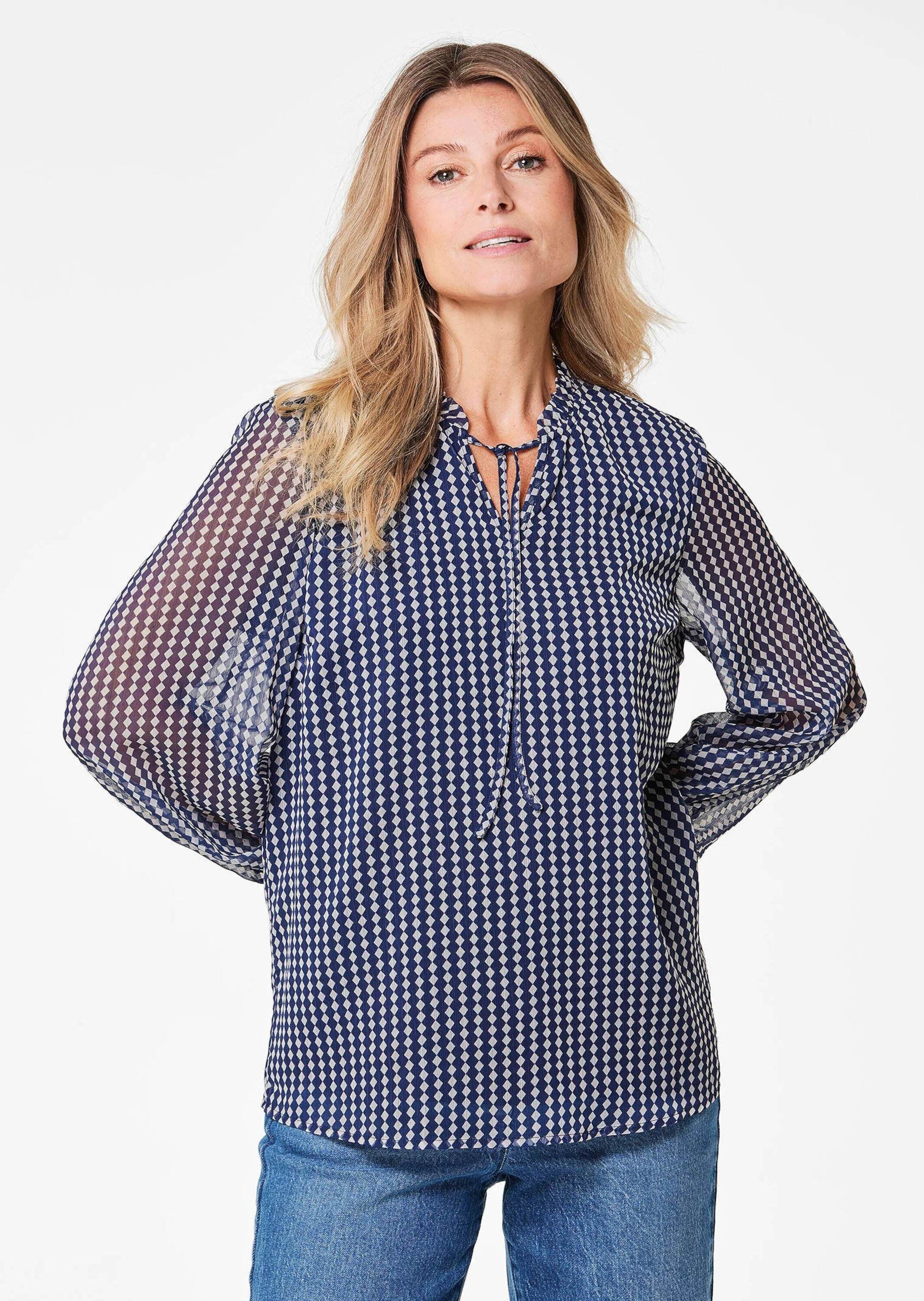 GOLDNER Chiffonbluse »Bluse«