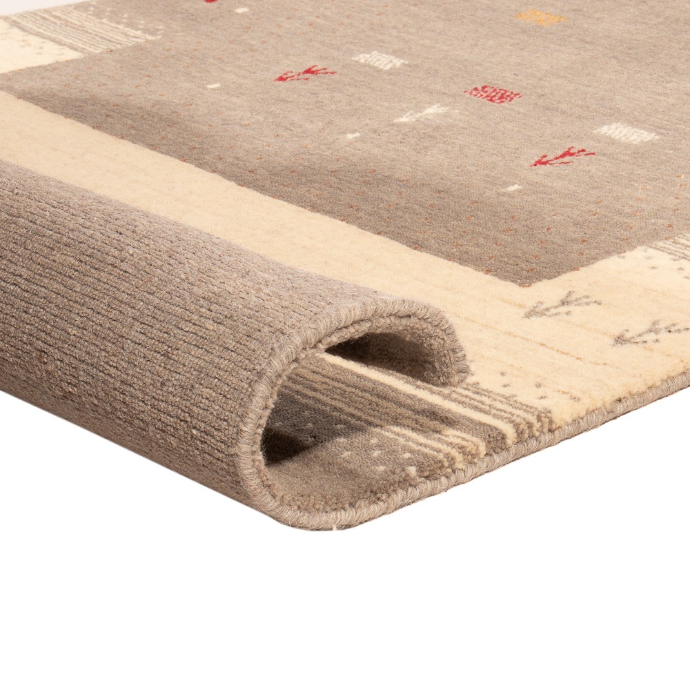 morgenland Wollteppich »Aurora Flair - Gabbeh Teppich - Loribaft Softy«, rechteckig, 1,2 mm Höhe, Sehr weicher Flor