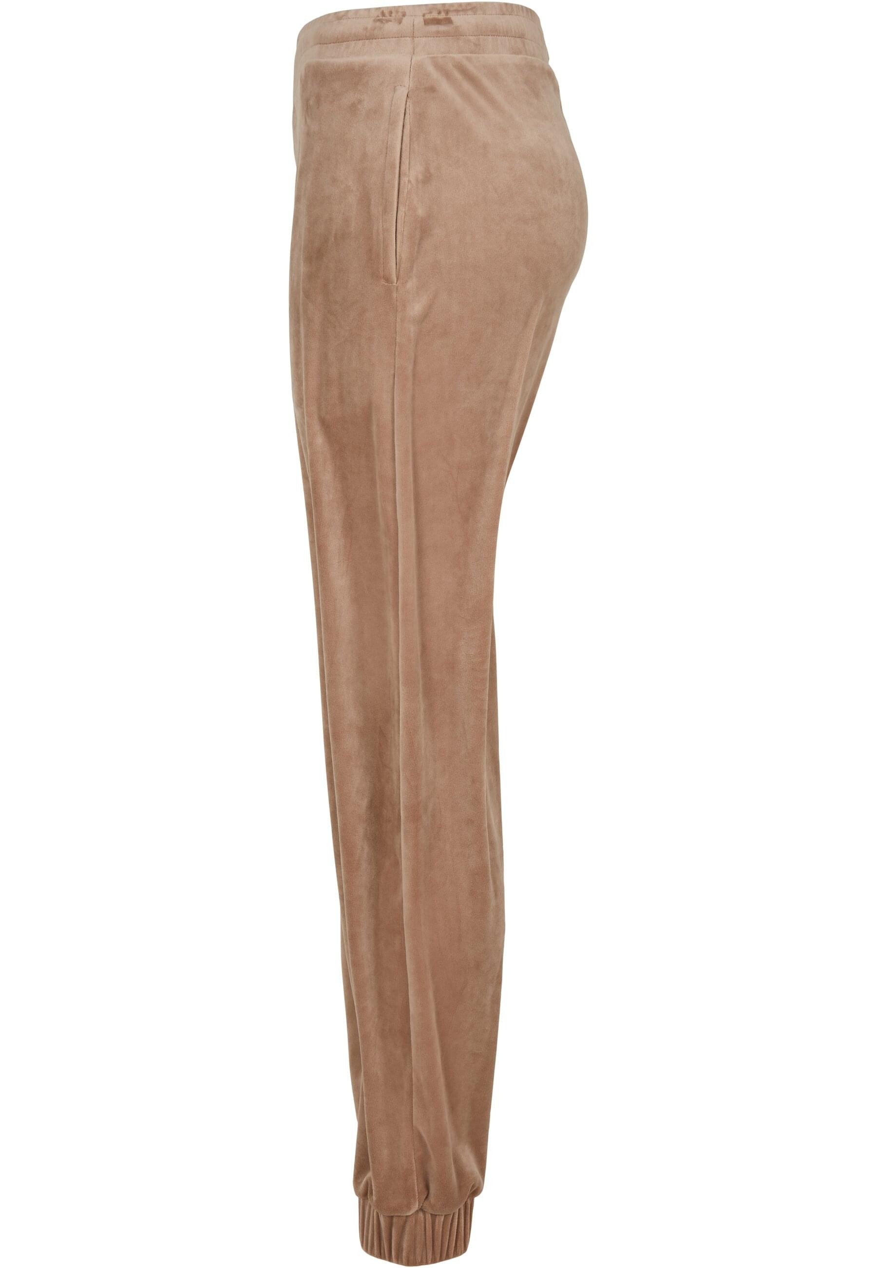 URBAN CLASSICS Jogginghose »Urban Classics Damen Ladies High Waist Ballon Velvet Sweat Pants«, (1 tlg.)
