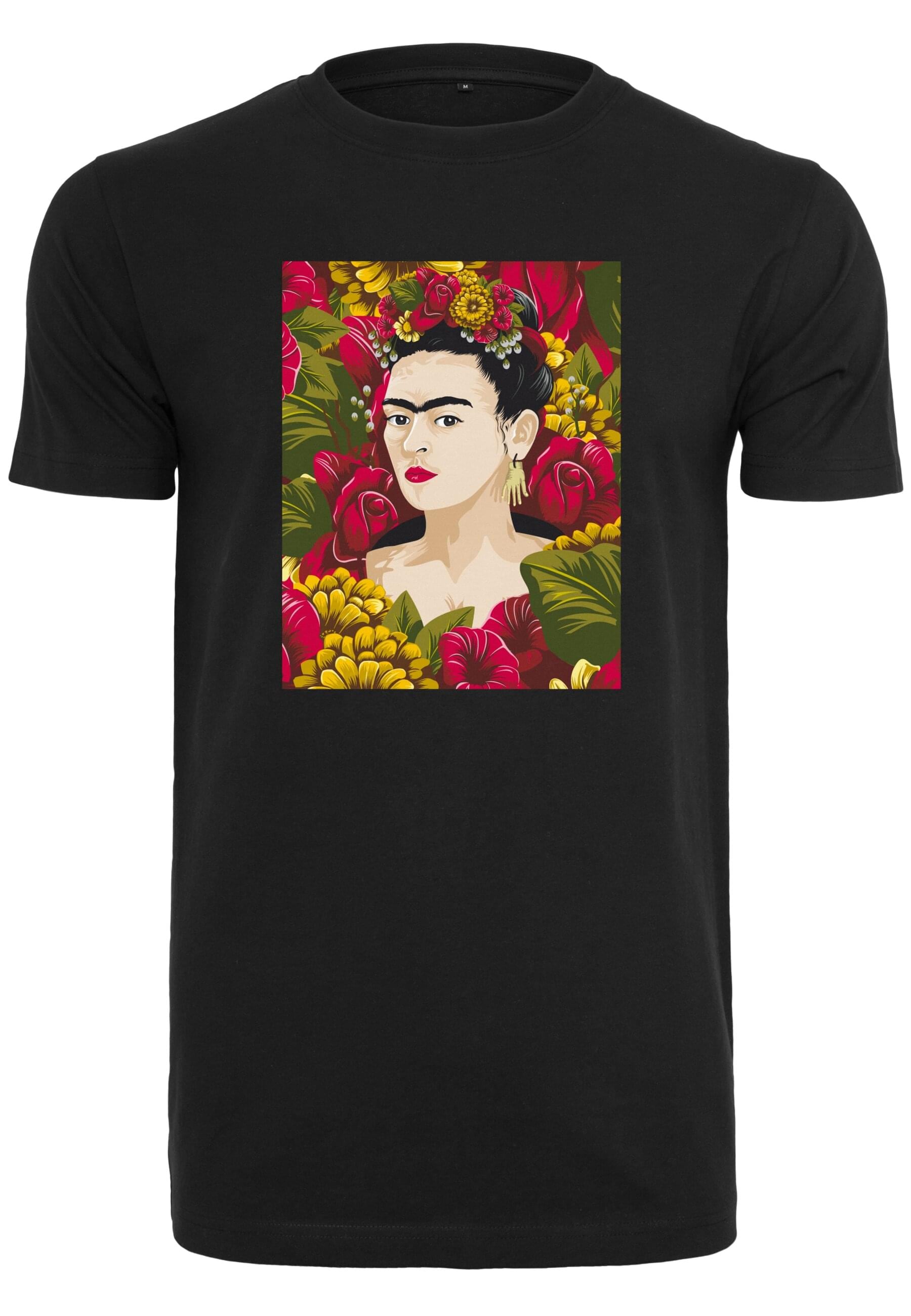 Merchcode Kurzarmshirt "Merchcode Damen Ladies Frida Kahlo Portrait Tee" günstig online kaufen