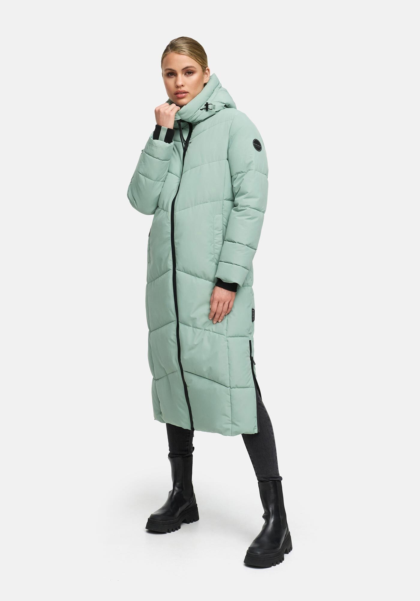 Marikoo Winterjacke "Firella", extra langer Designer Winter Parka günstig online kaufen