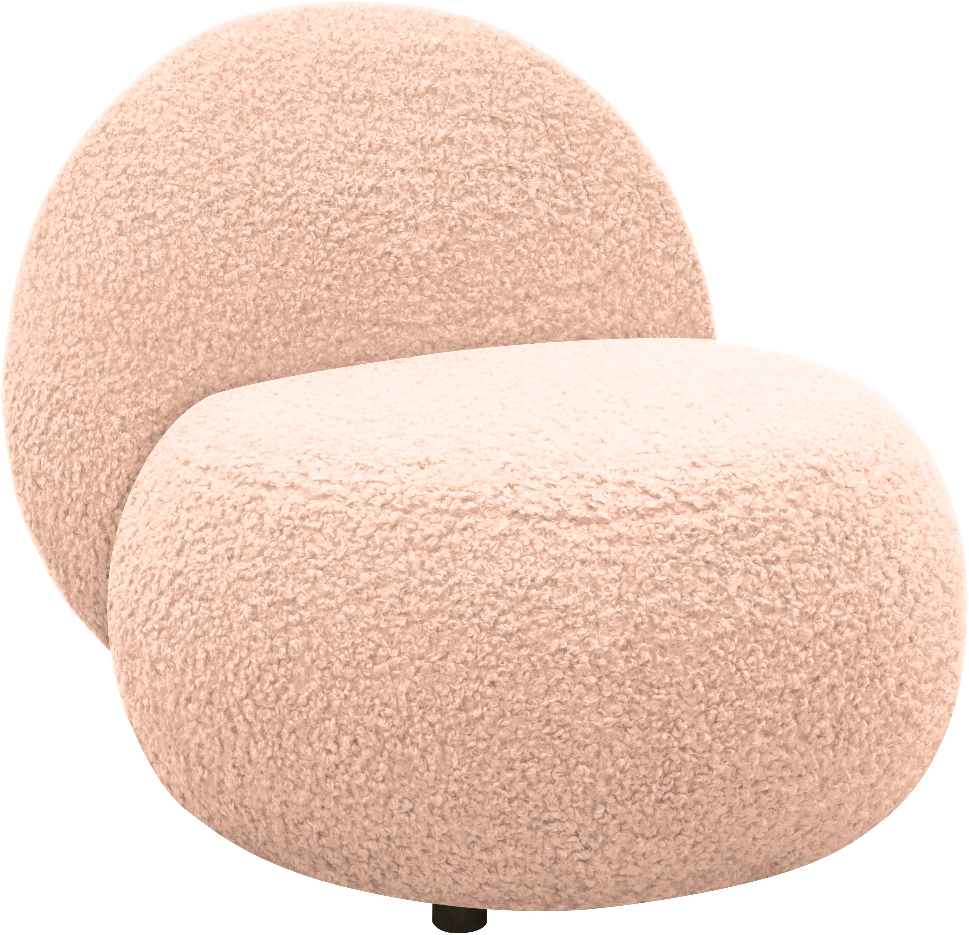 Thumbnail - INOSIGN Sessel "Mithras II Cocktailsessel", Bouclé oder Fellimitat; Lieferzeit nur ca. 2 Wochen