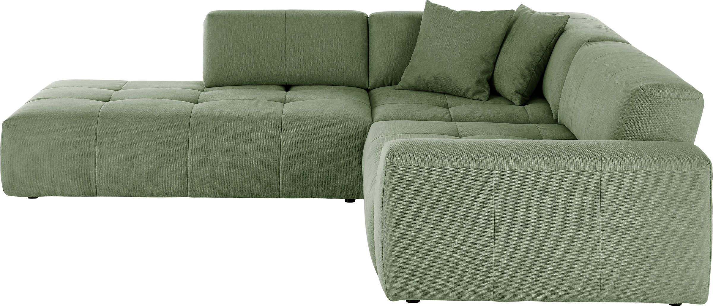 3C Candy Ecksofa »Yoshy Komfortsofa, bequem und modern, hochwertige Verarbeitungsdetails«, Zwei verschiedene Sitztiefen durch verstellbare Rückenlehne, L-Form