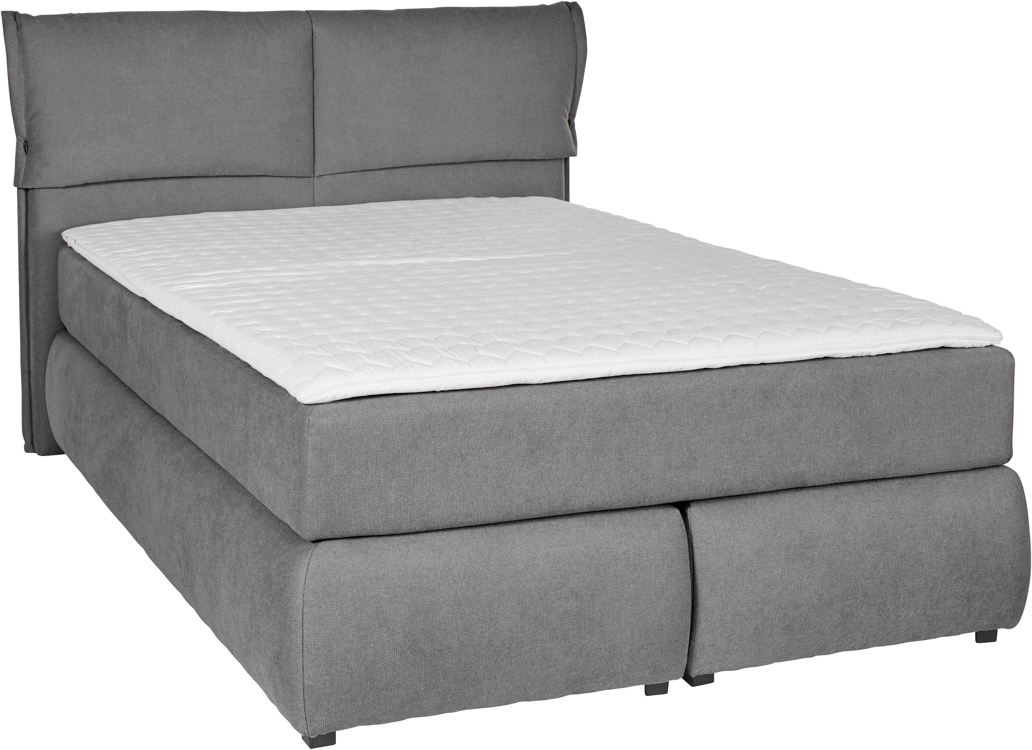 Thumbnail - andas Boxspringbett "Jenson" in 4 Farben, 4 Breiten, 3 Matratzenarten in 2 Härtegraden, Topper