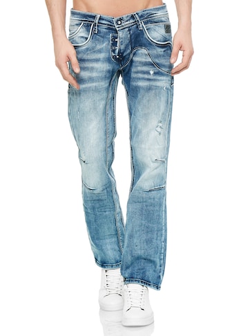 Bequeme Jeans, mit cooler Waschung