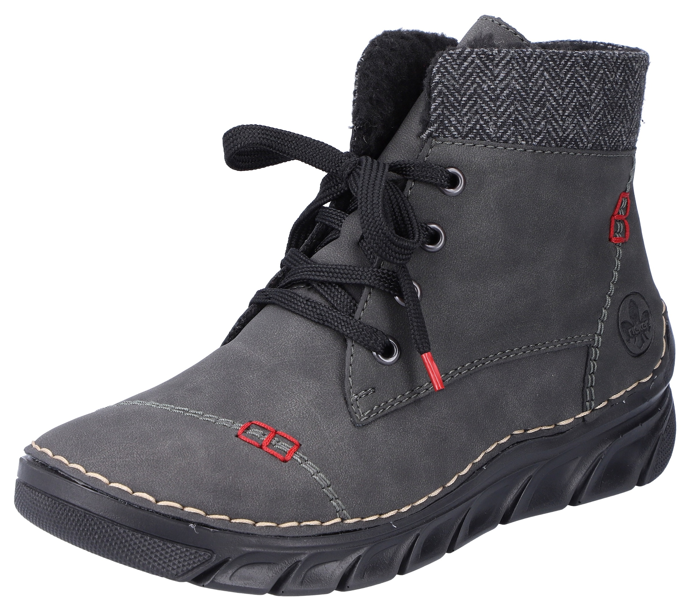 Rieker Winterboots, Schnürboots, Stiefelette, Casual-Boots mit softem Schaf günstig online kaufen