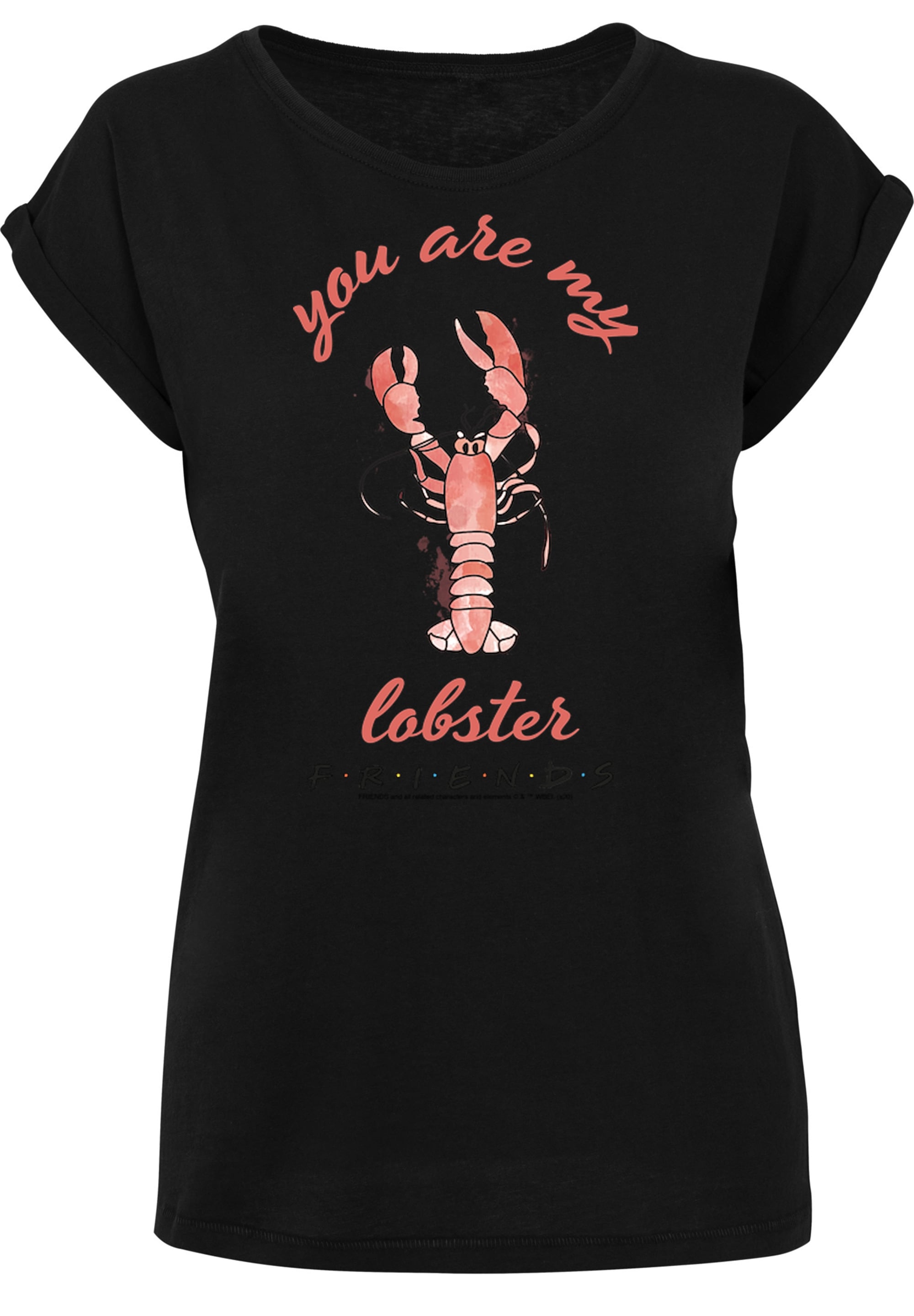 F4NT4STIC Kurzarmshirt "F4NT4STIC Damen Lobster Chest with Ladies Extended günstig online kaufen