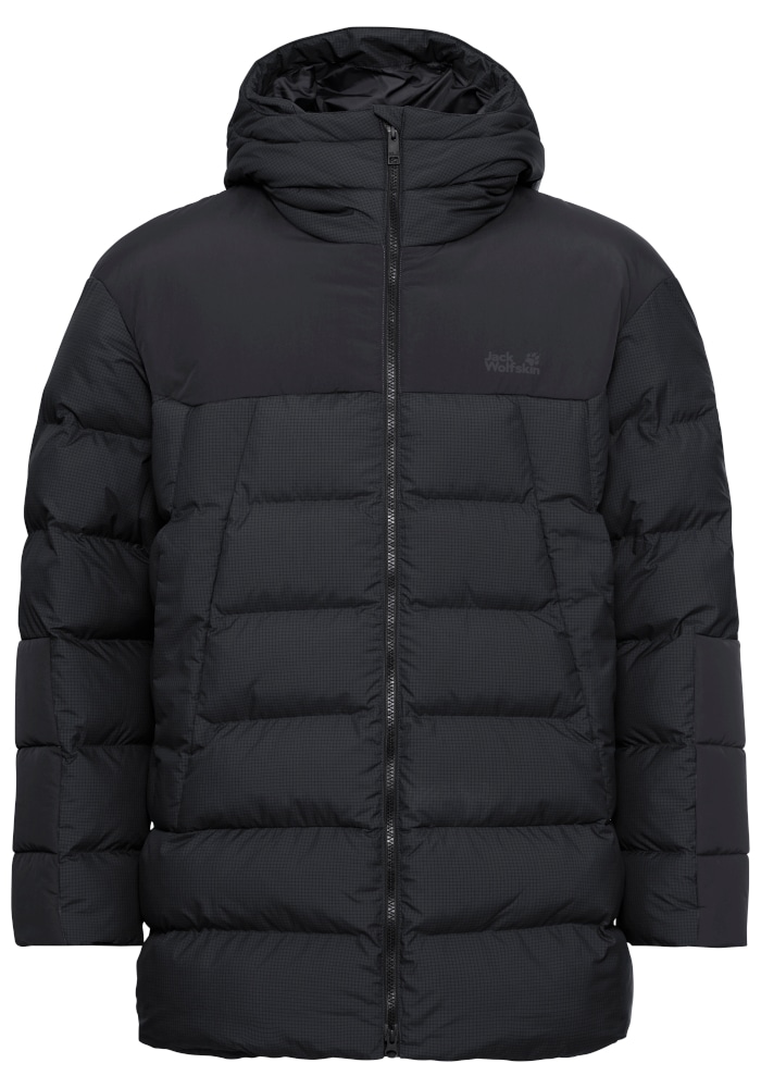 Jack Wolfskin Winterjacke »ICY HOLLOW HOODED JKT M« mit Futter und Wattierung aus Polyester, Winterjacke, phantom
