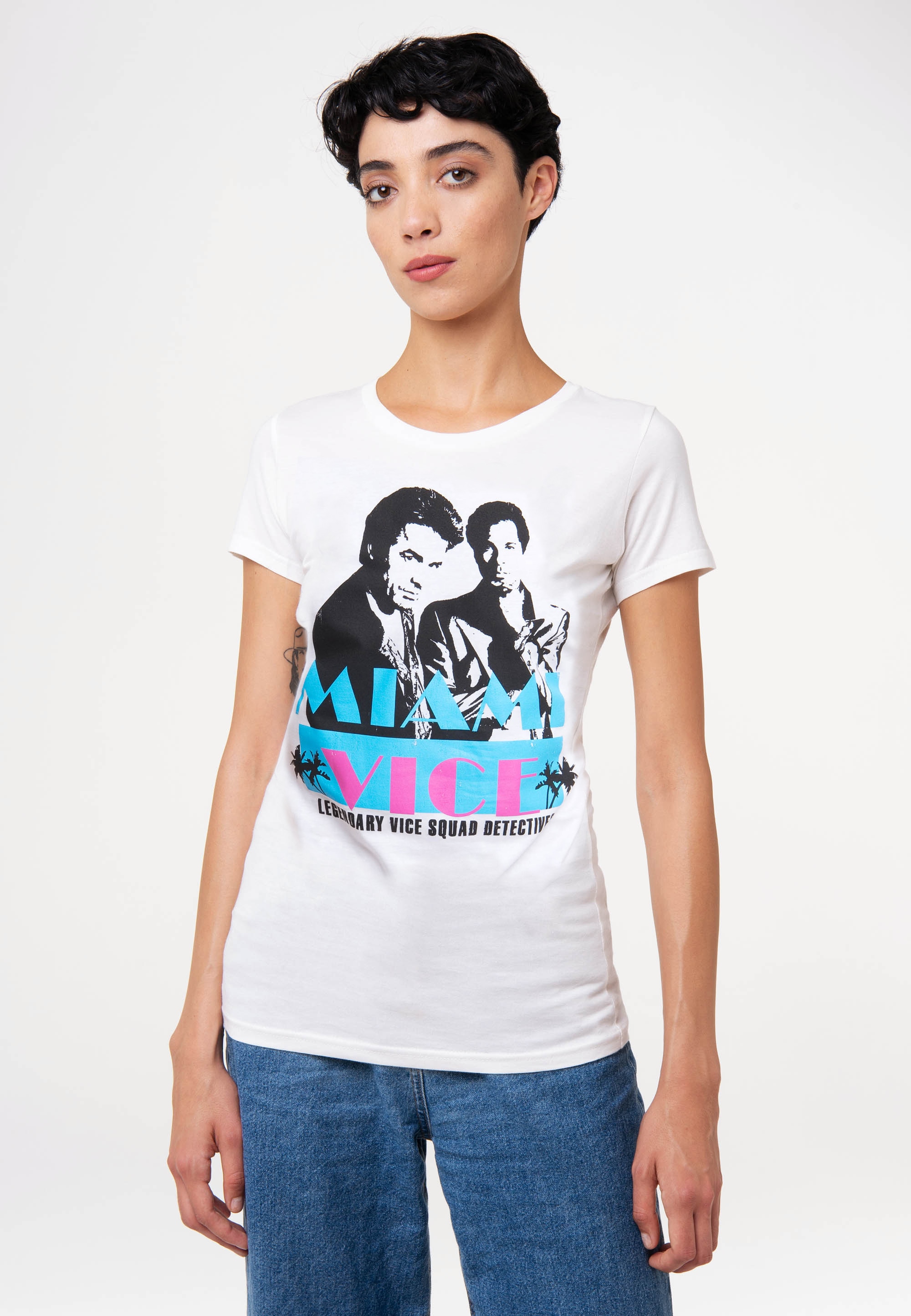 LOGOSHIRT T-Shirt "Miami Vice", mit coolem Print günstig online kaufen