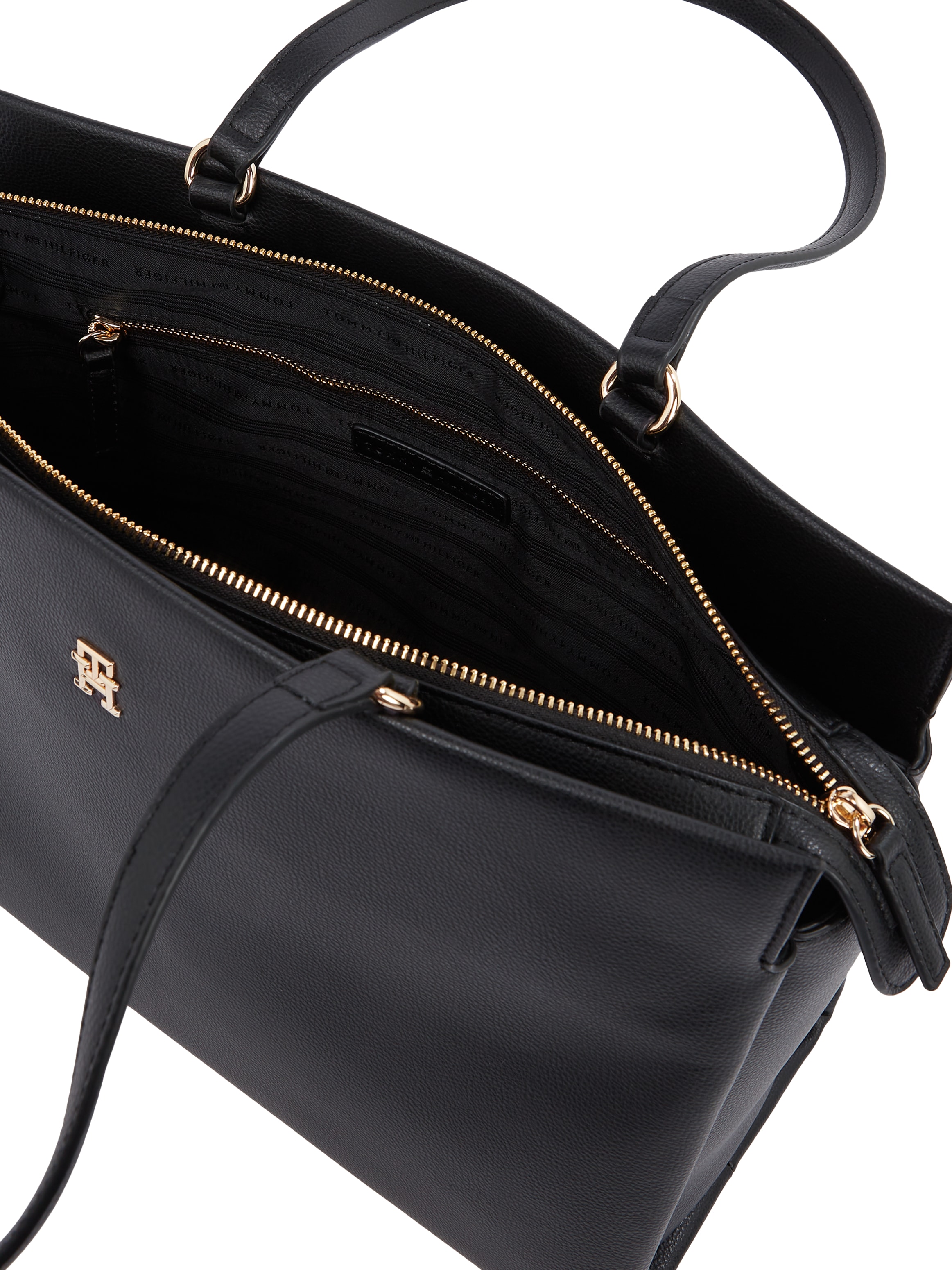 Tommy Hilfiger Tragetasche »TH LEGACY TOTE«, Damen Henkeltasche, Umhängetasche, Shopper mit TH-Logo