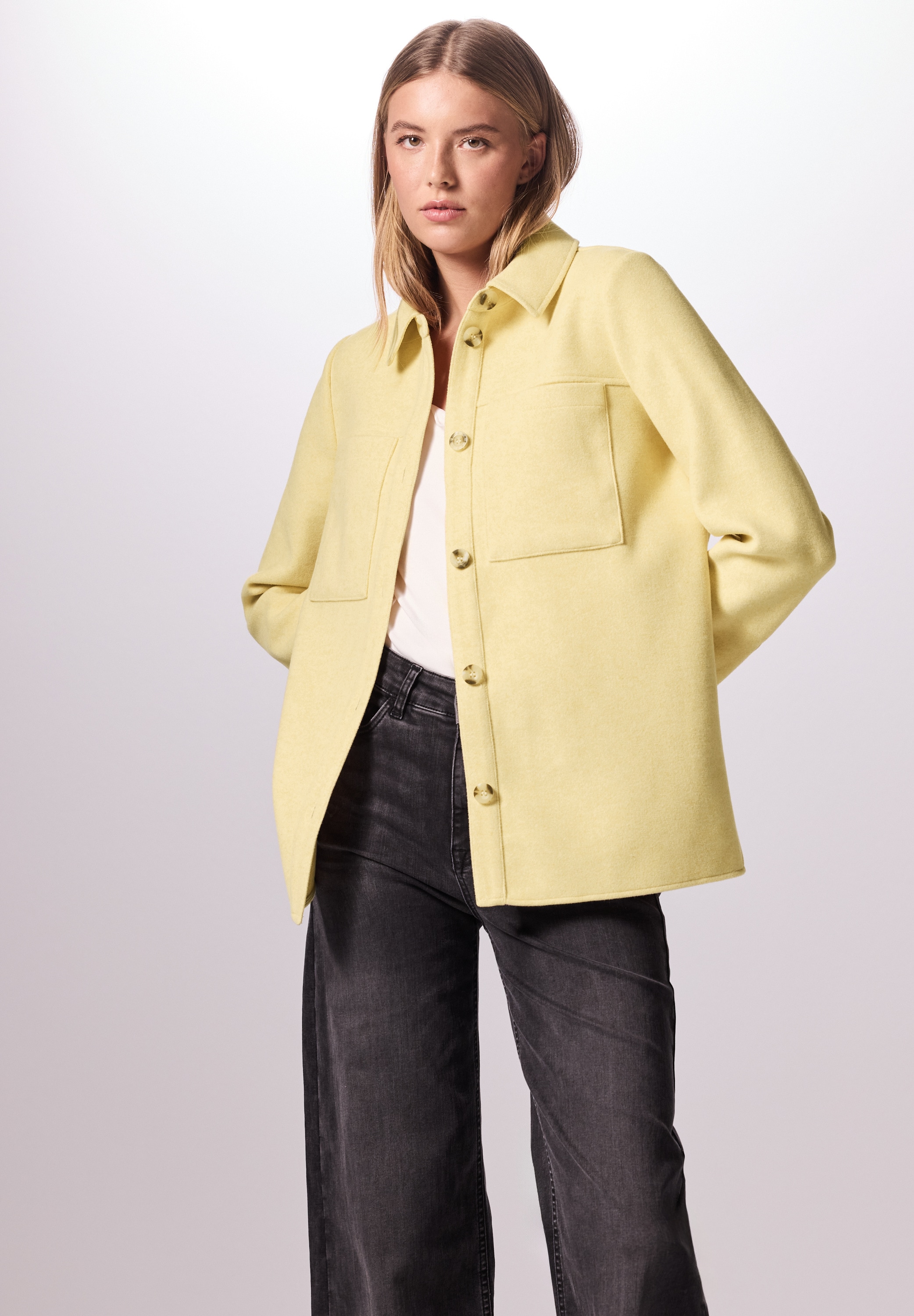 STREET ONE STUDIO Kurzjacke be Kapuze su Brusttaschen