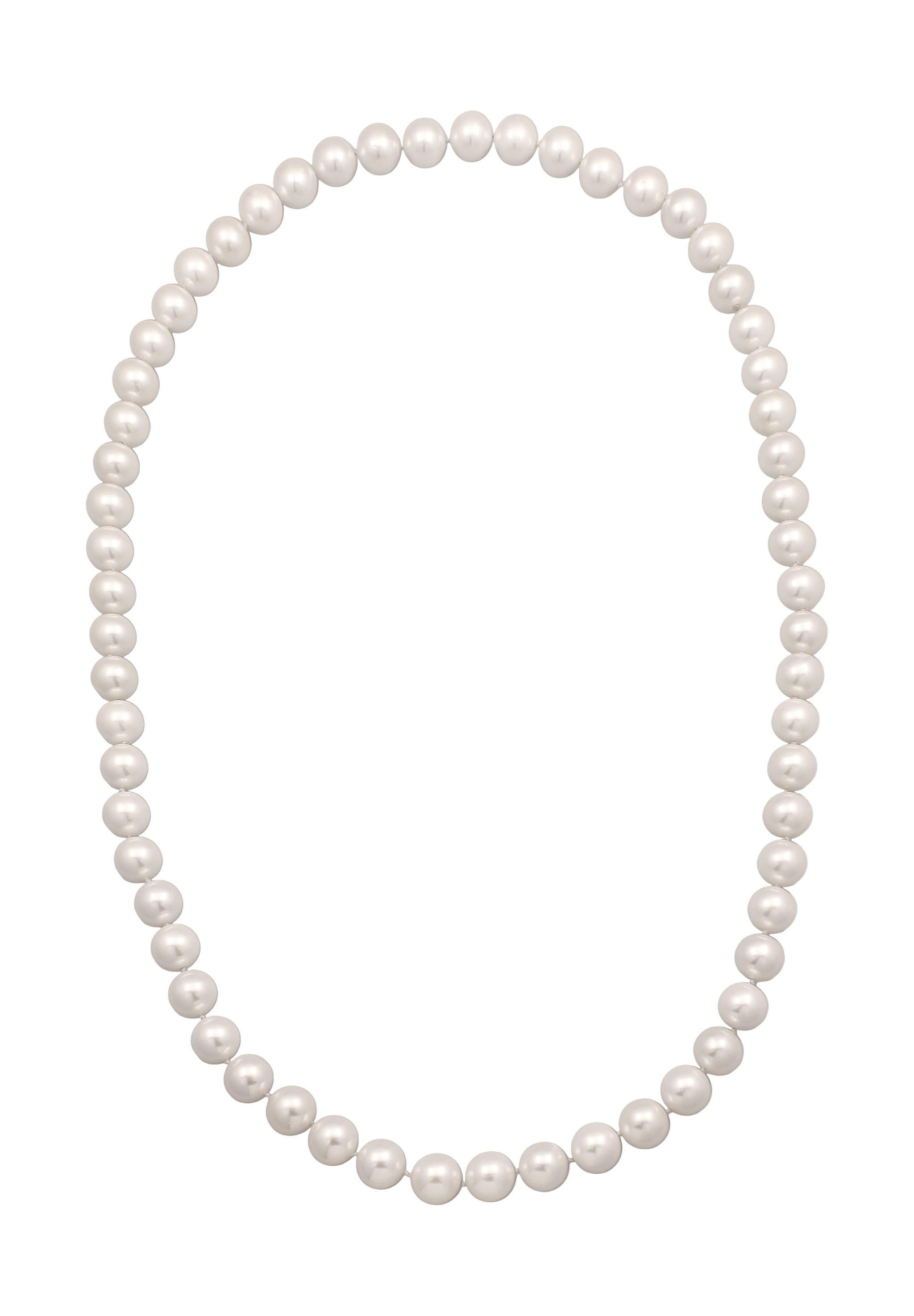 Elli Premium Lange Kette »Halskette Lang mit Muschelkernperlen Weiß«