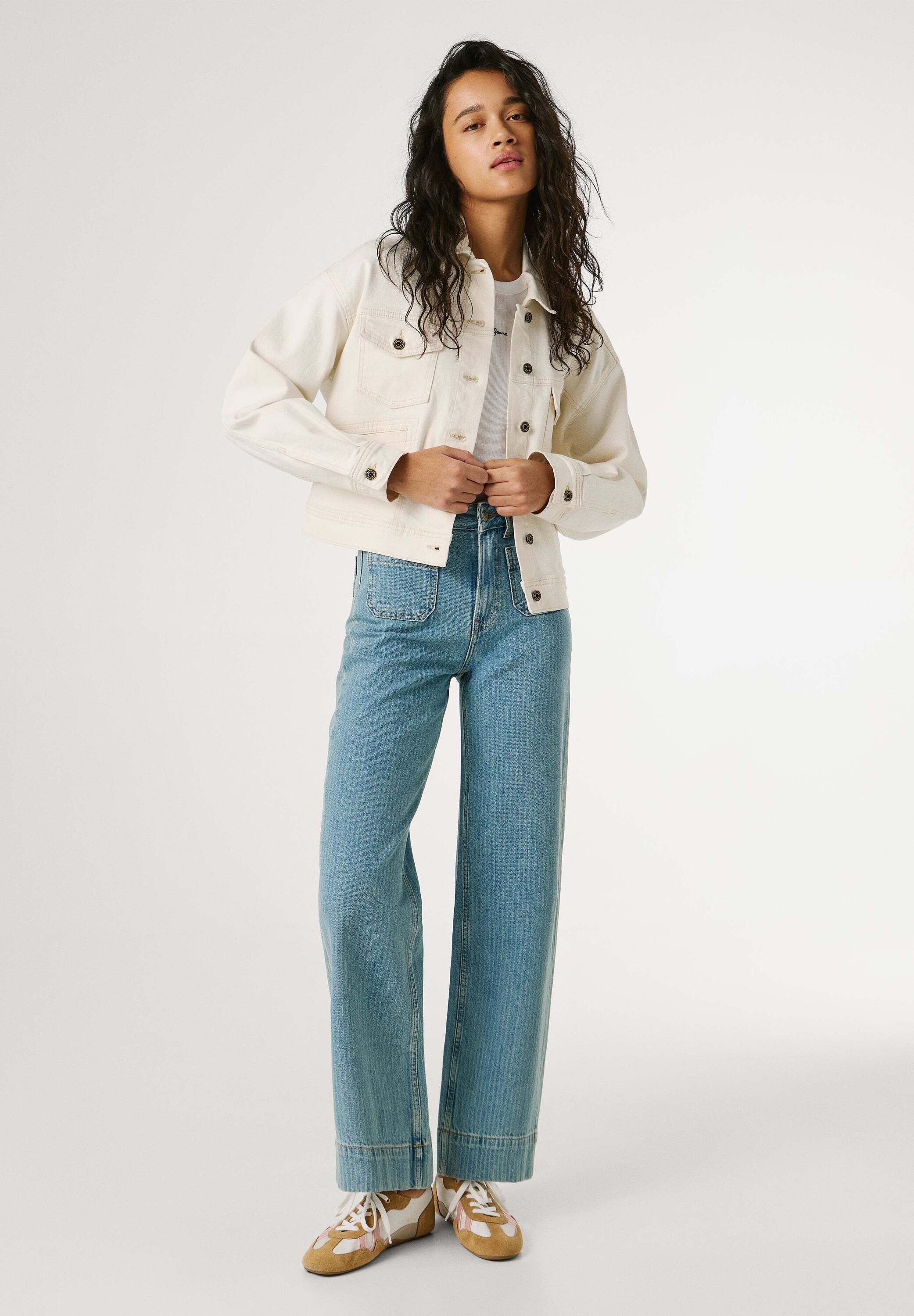 Pepe Jeans Straight-Jeans "trousers STRAIGHT JEANS UHW LEXA"