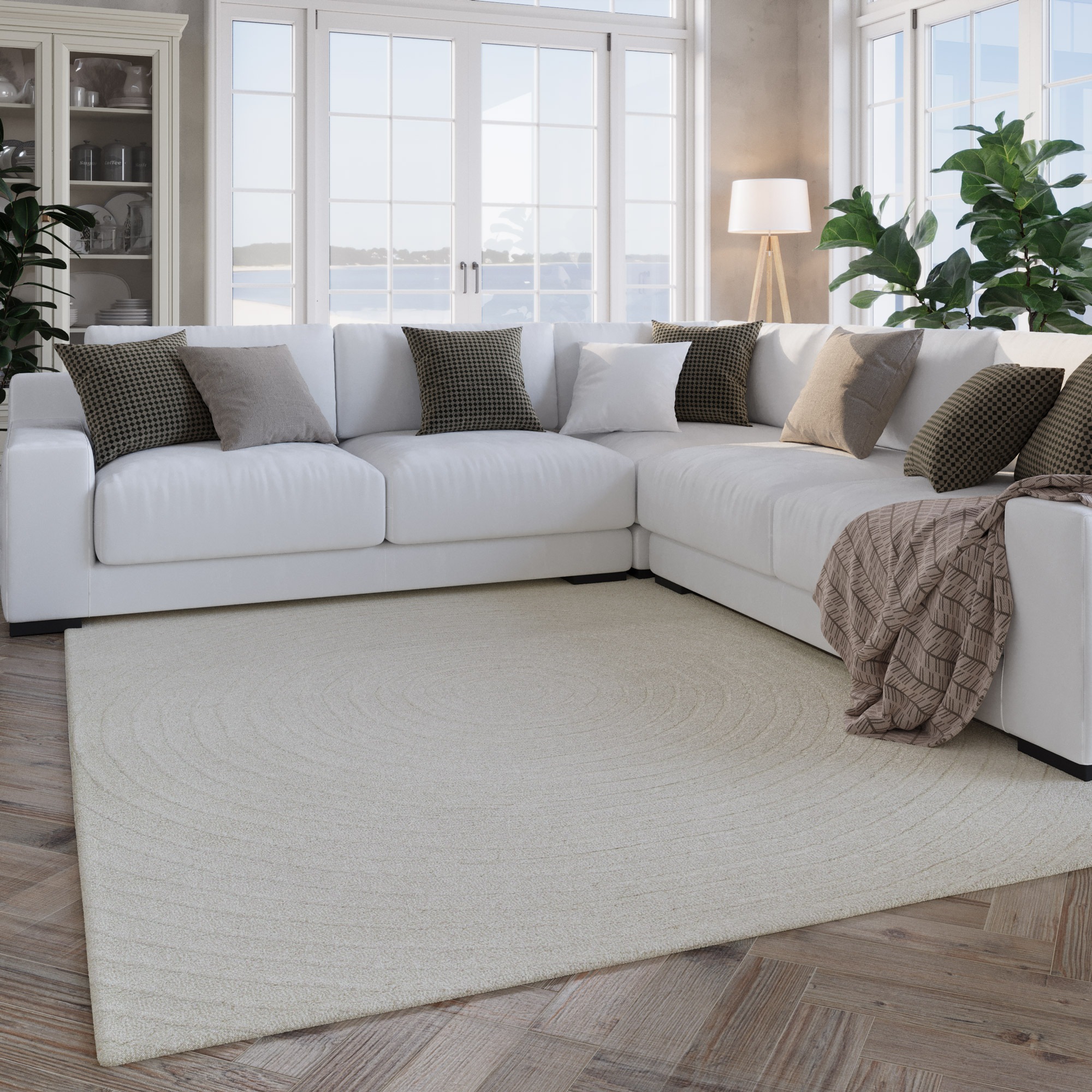 Wecon home Wollteppich "Hamptons NINETEEN" rechteckig 15 mm Höhe Läufer, Sc günstig online kaufen