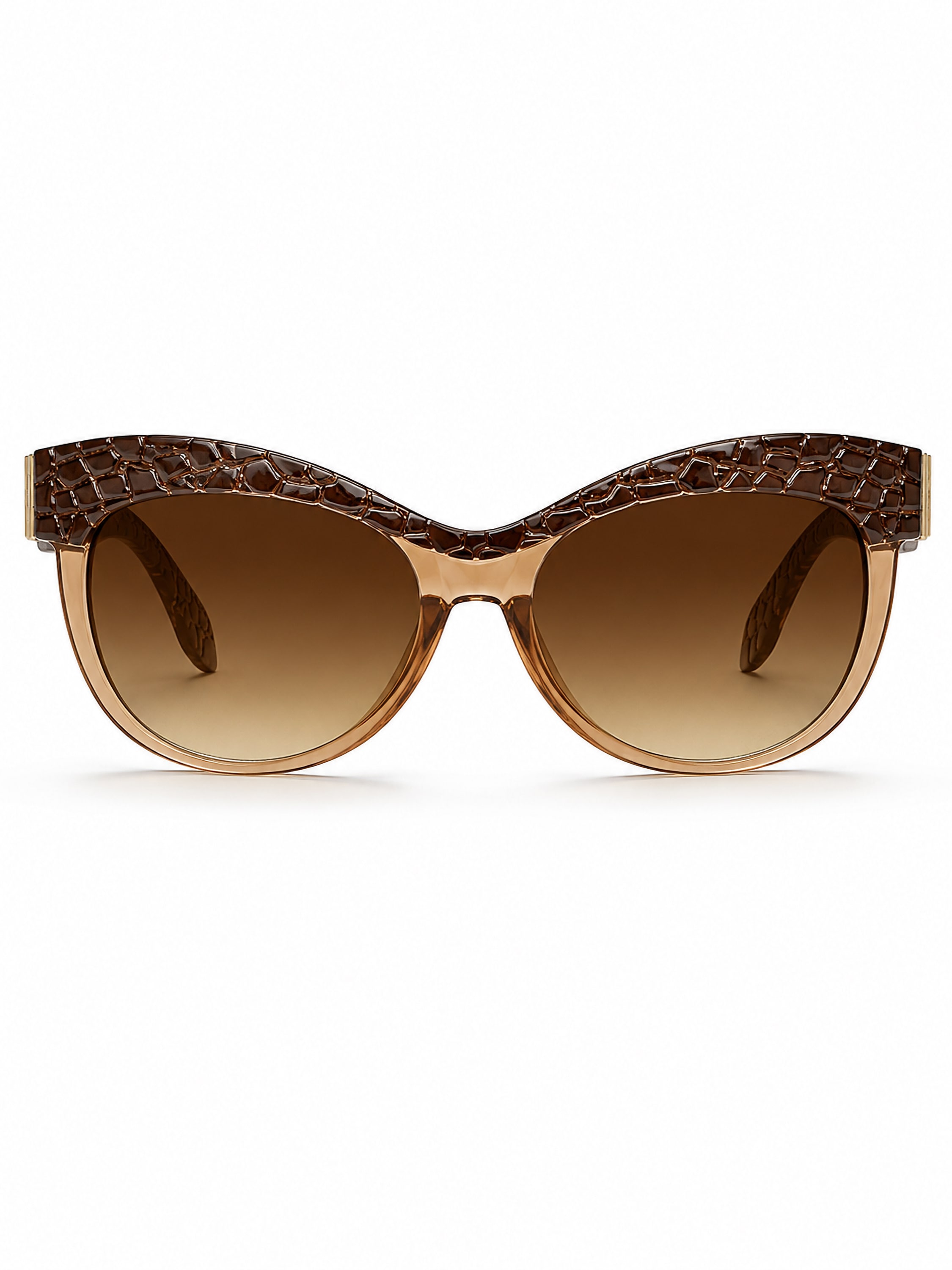 COLLEZIONE ALESSANDRO Sonnenbrille »Kroko« mit Krokobesatz
