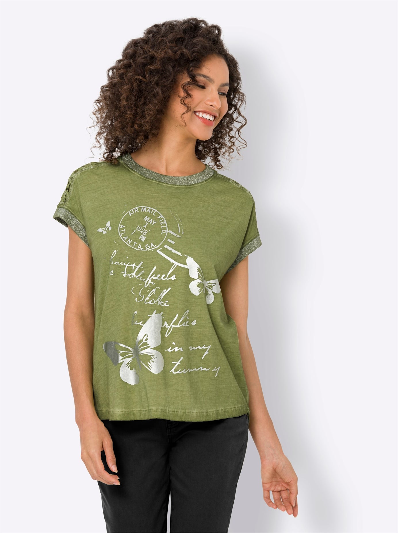 heine Rundhalsshirt "Shirt" 1 Stk. günstig online kaufen