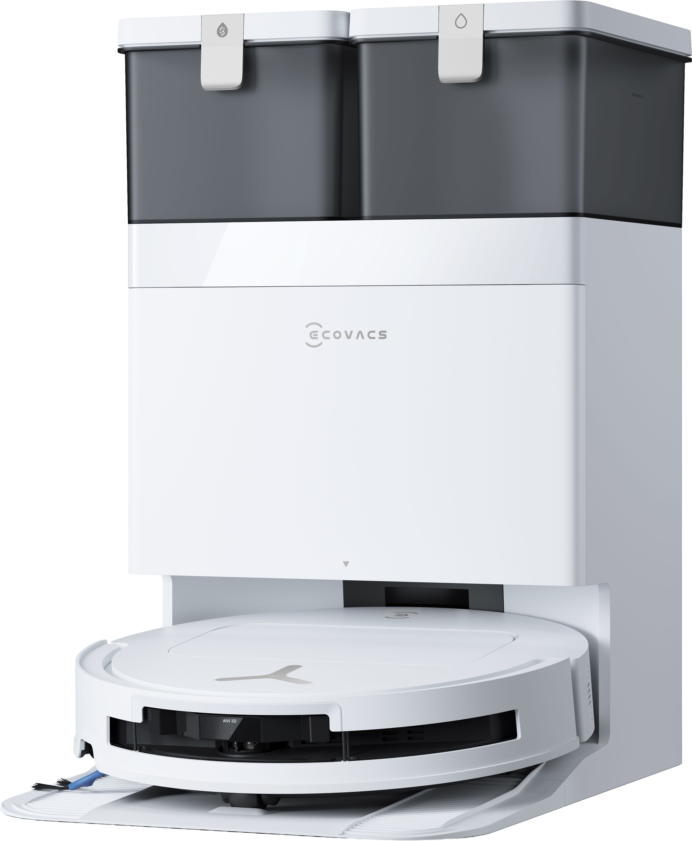 ECOVACS Nass-Trocken-Saugroboter "DEEBOT T50 OMNI Gen3" 25.000 Pa, OMNI Station, Ultraschlankes 81-mm-Design
