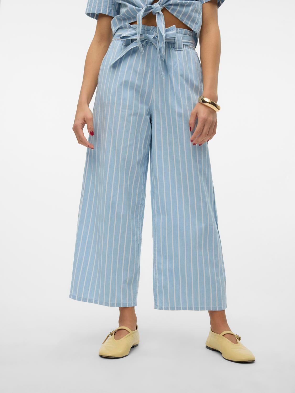 Culotte »VMXENIA HR LOOSE CHAMBRAY CULOTTE PANTS«
