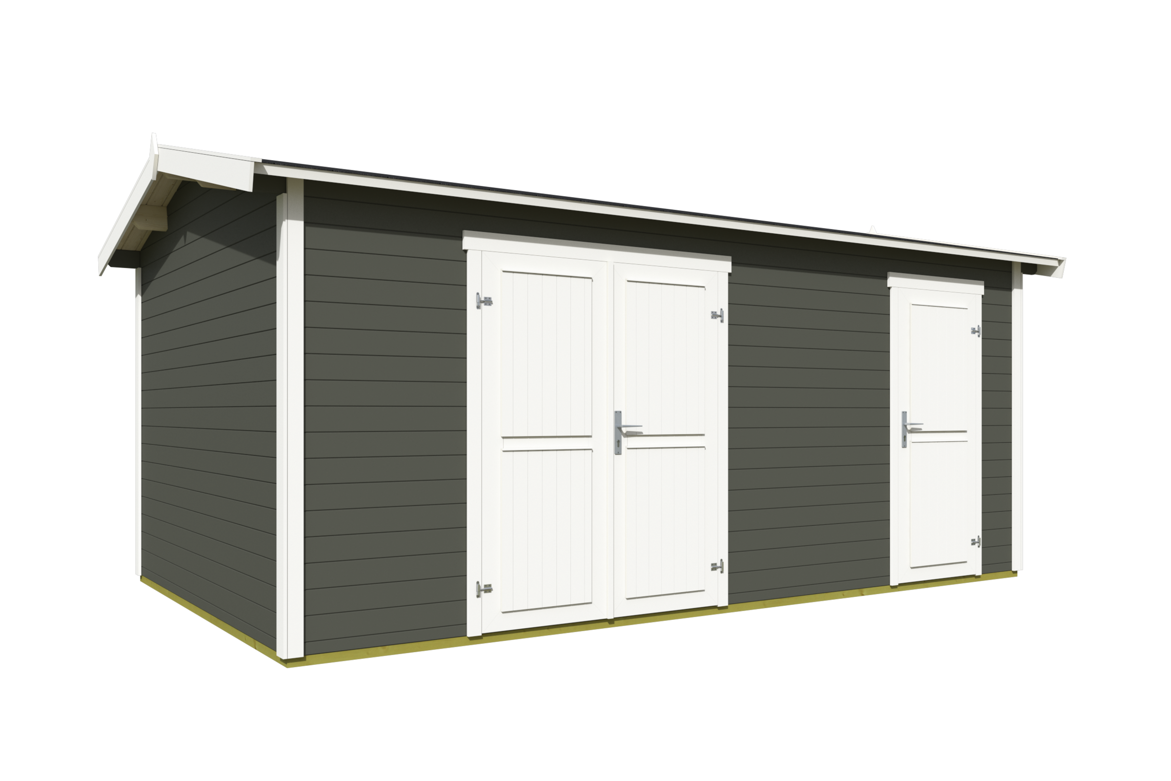 Nordic Holz Gartenhaus "2-Raum Haus Tuvalu XL" günstig online kaufen